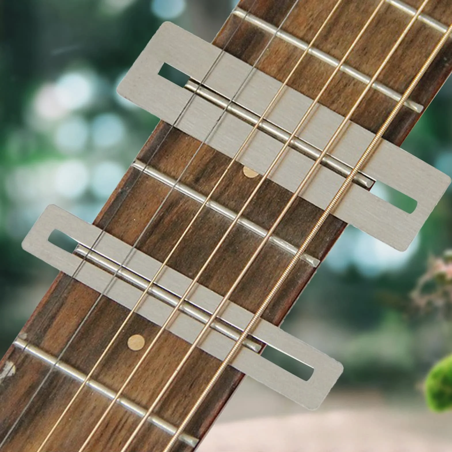 Generic Zestaw Narzędzi do Polerowania Progów Gitarowych dla Lutników i Majsterkowiczów do Obróbki Progów: Pilnik ze Stali Nierdzewnej, Precyzyjne Narzędzie do Poziomowania Prostych Krawędzi i