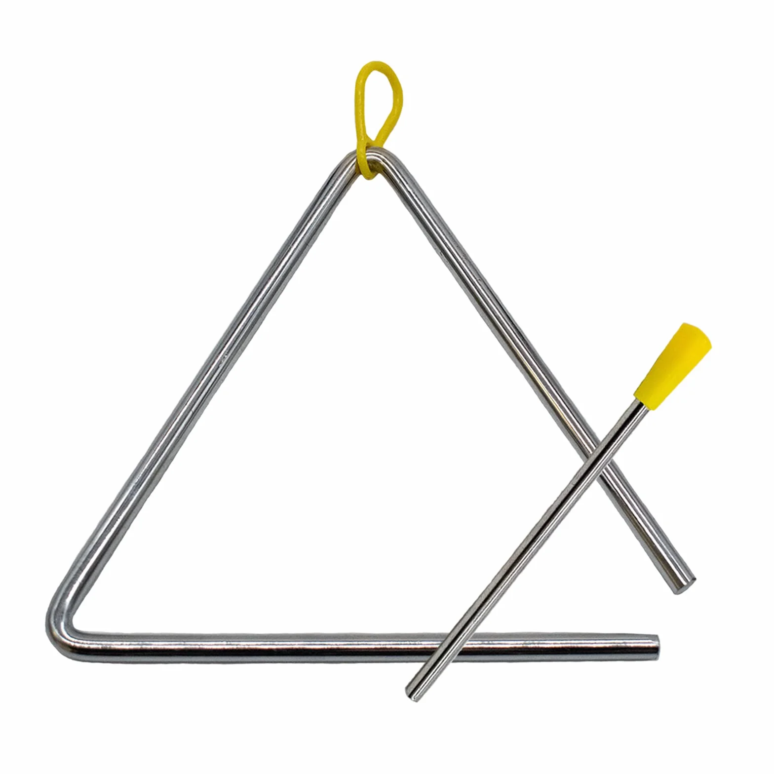 TRIXES Trójkąt Instrument muzyczny 7" – graj obok instrumentów perkusyjnych, takich jak bęben, zegary, ksylofon, marakasy, glockenspiel – odpowiedni dla dorosłych, dzieci i małych dzieci – zestaw