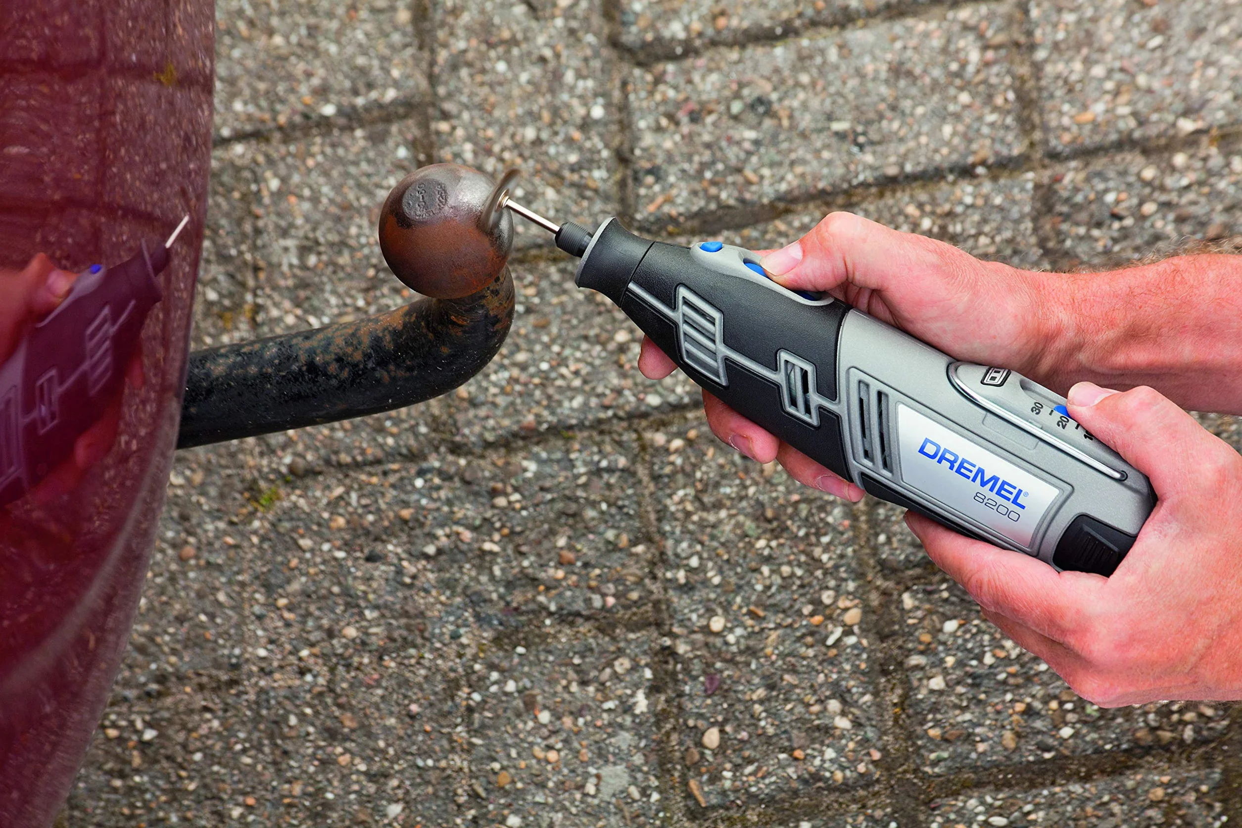 Dremel 535 szczotka mosiężna, zestaw akcesoriów: 2 szczotki (19 mm) do czyszczenia miękkich metali, takich jak złoto, brąz lub miedź