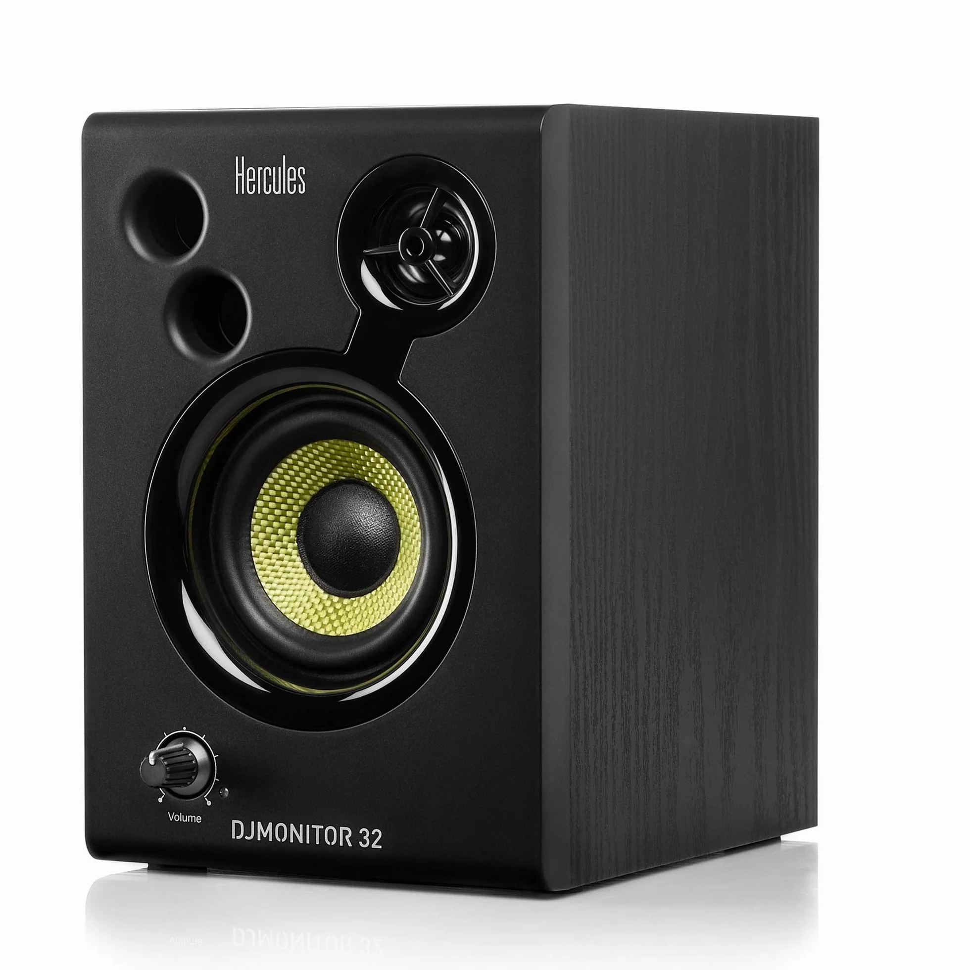 Hercules DJMonitor 32 – Kompaktowe 2-drożne aktywne monitory DJ z głośnikami 3,5” do studia i DJ-a