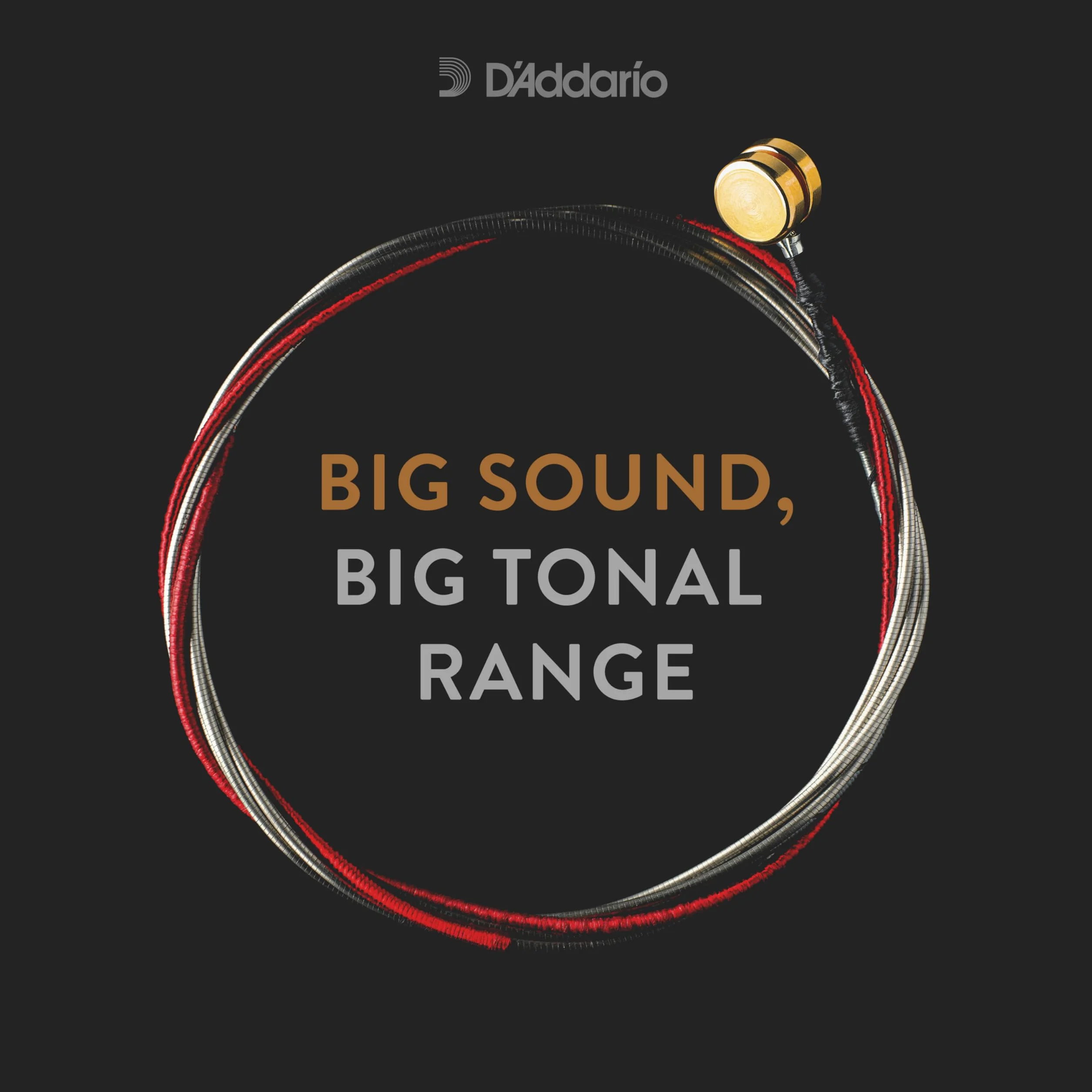 D'Addario Kaplan Solo podwójny bas A String, skala 3/4, średnie napięcie