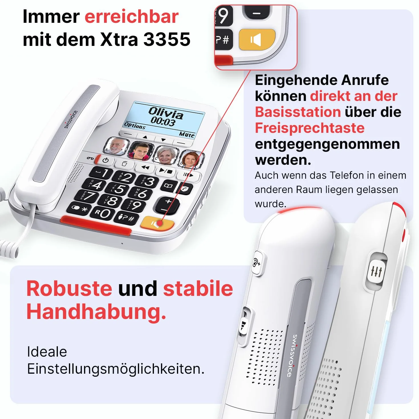 Swissvoice Xtra 3355 Combo Telefon Comfort