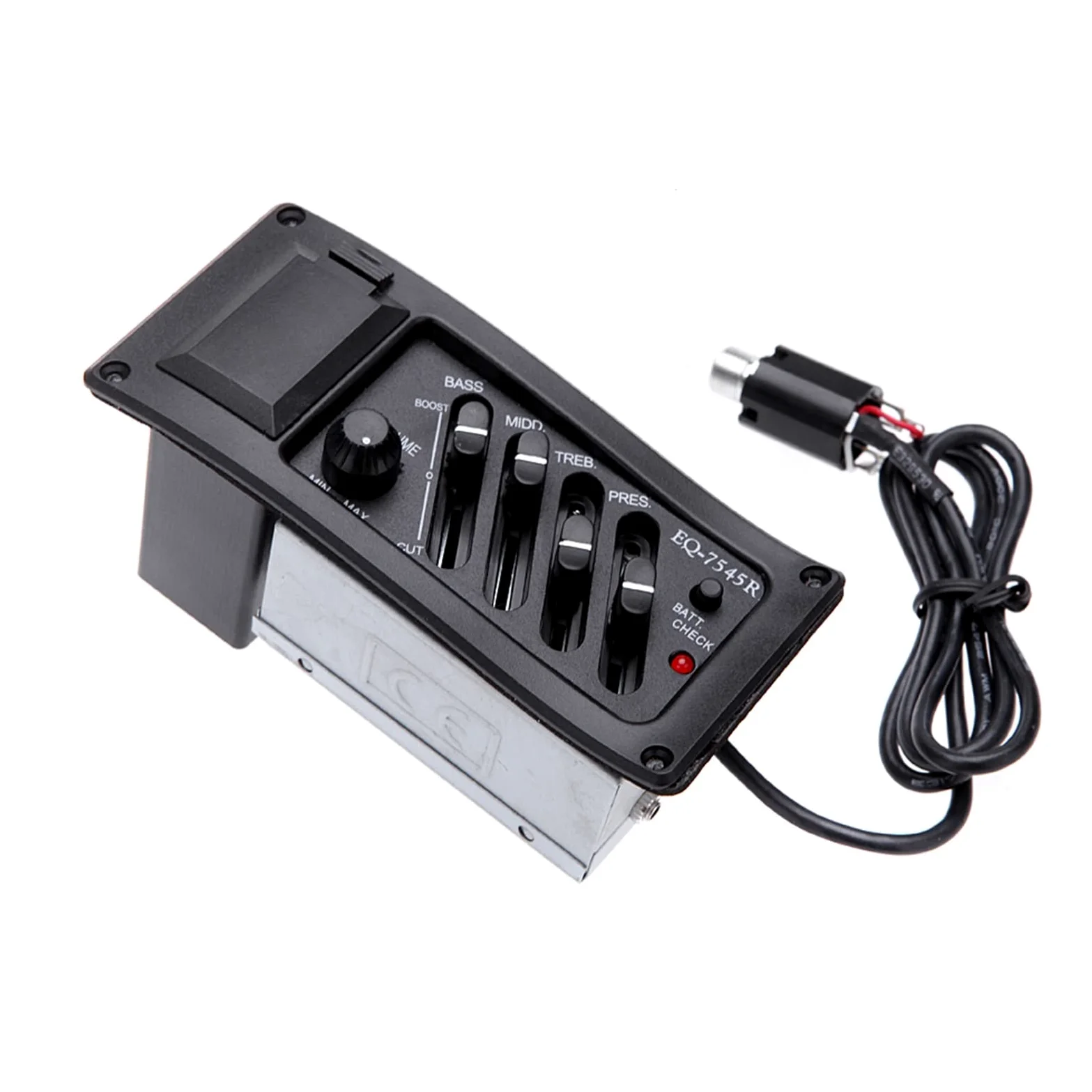 4-pasmowy Korektor Korektor Piezoelektryczny Przedwzmacniacz Przedwzmacniacz Do Gitary Akustycznej Wzmacniacz Tuner Gitara Pickup Przetworniki gitarowe