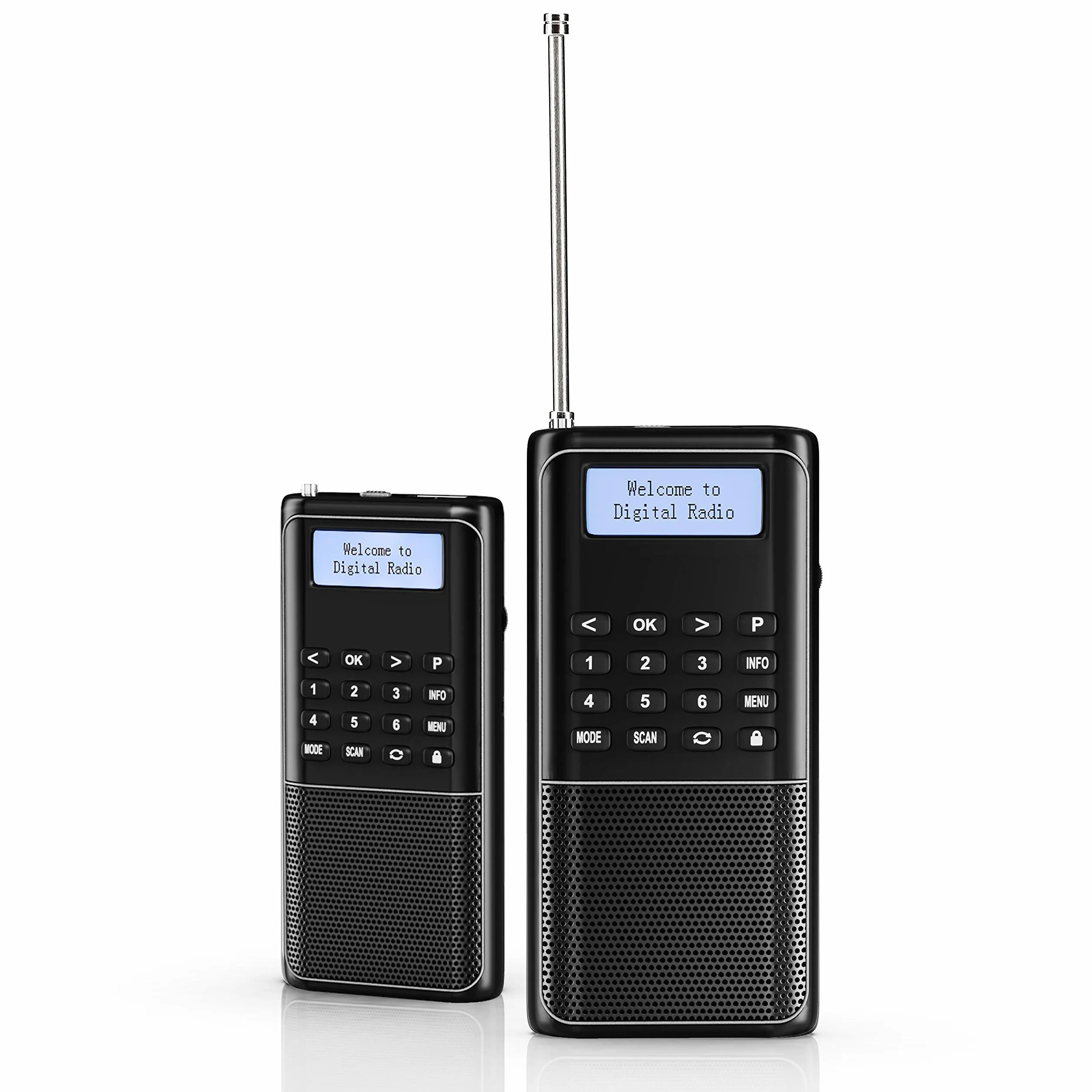 Raddy RD23 Przenośne cyfrowe radio DAB DAB+ FM z wbudowanym Bluetooth MP3, zasilanie bateryjne