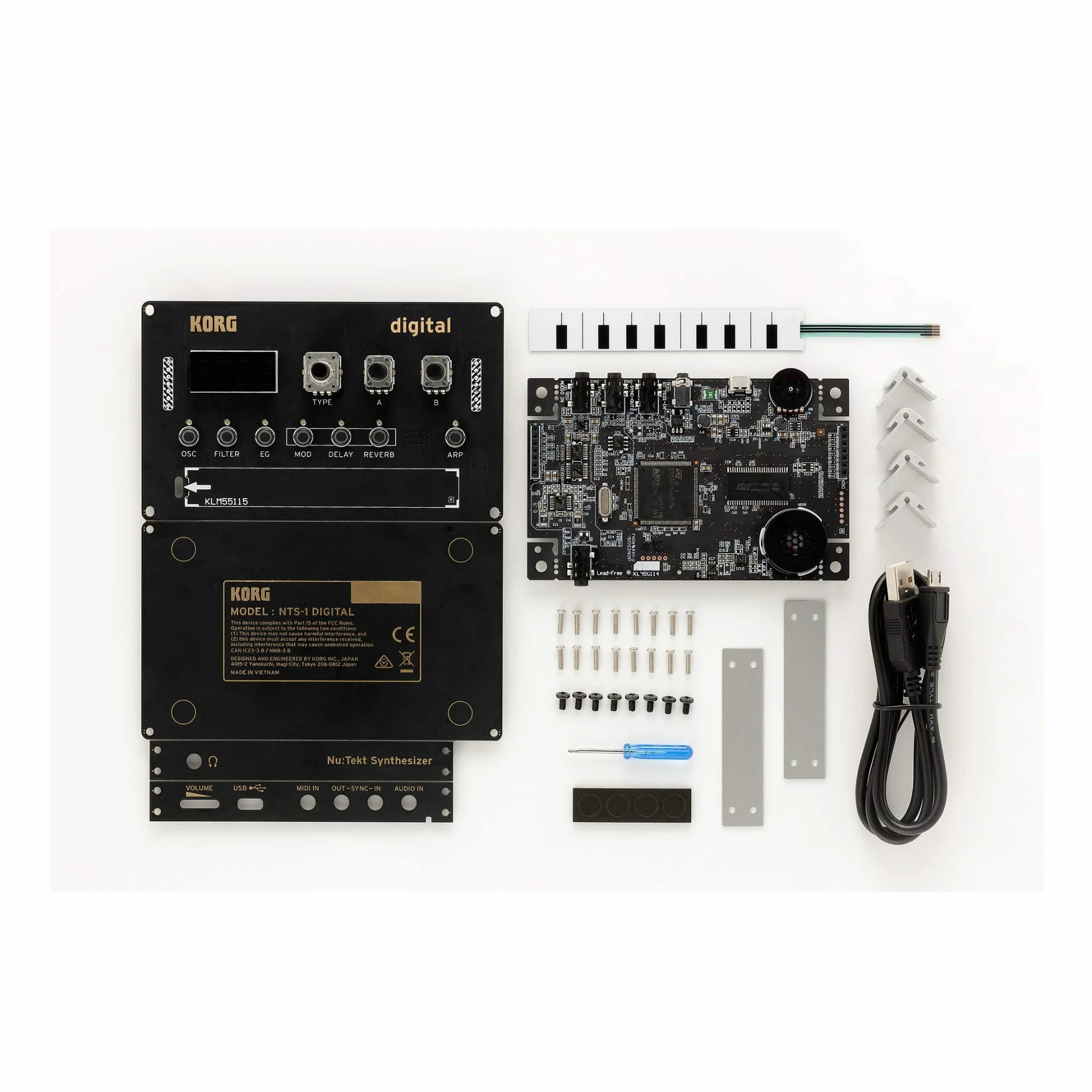 Korg Nu:Tekt Nts-1 Syntezator, Czarny/Biały, L