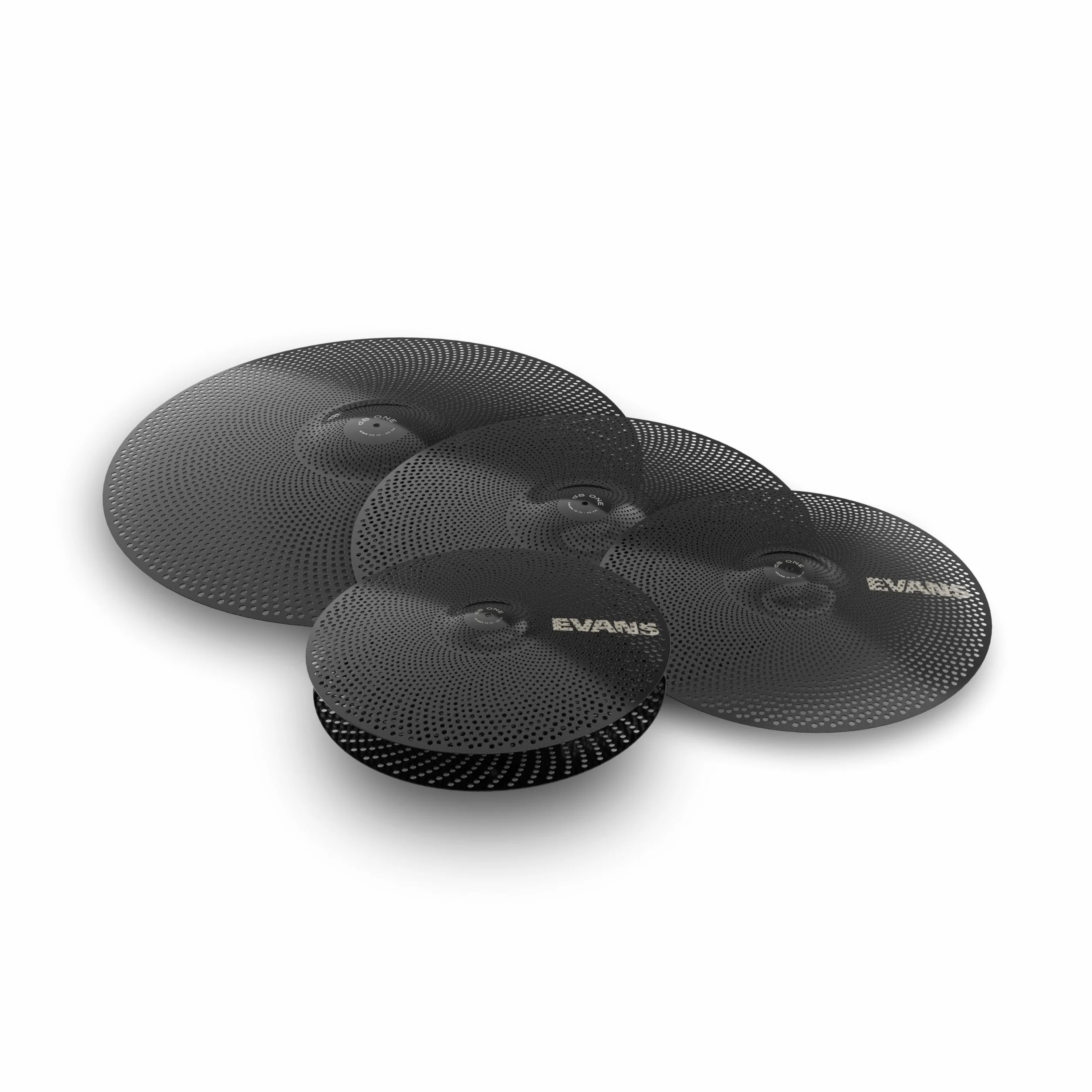 Evans dB One Drum Head Rock + 35.6 cm 55.9 cm i dB One Cymbals Pack