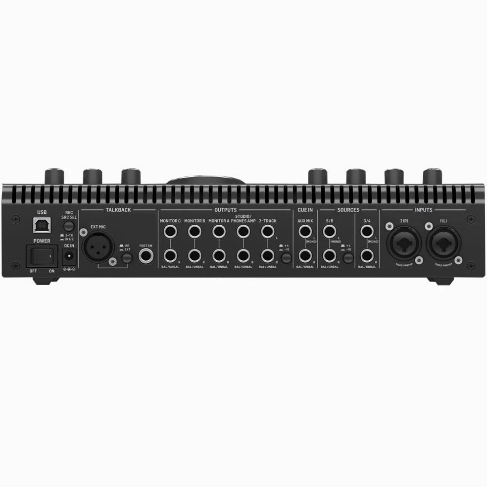 Mikser DJ-ski, Kontroler monitora XL i centrum komunikacyjne z przedwzmacniaczami mikrofonowymi interfejsem USB 192 kHz 2x4
