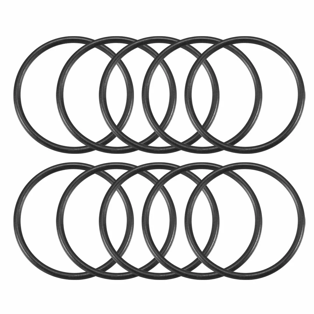 sourcingmap® 10 sztuk 23 x 20 x 1,5 mm olej uszczelka gumowa O pierścień uszczelnienie podkładka podkładka czarna