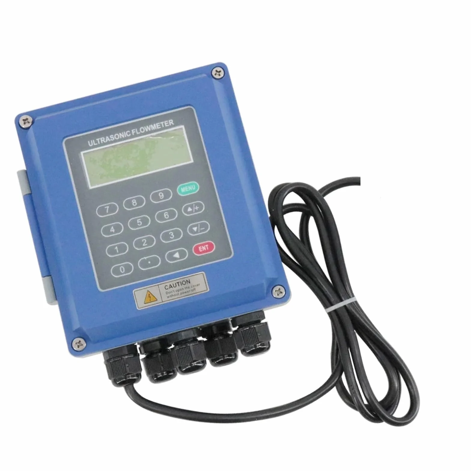 Cyfrowy przepływomierz TUF-2000B-TS-2 Przetwornik DN25mm-DN100mm Ultradźwiękowy Przepływomierz Cieczy Typ Montowany Na Ścianie ModBus Przepływomierz Wody