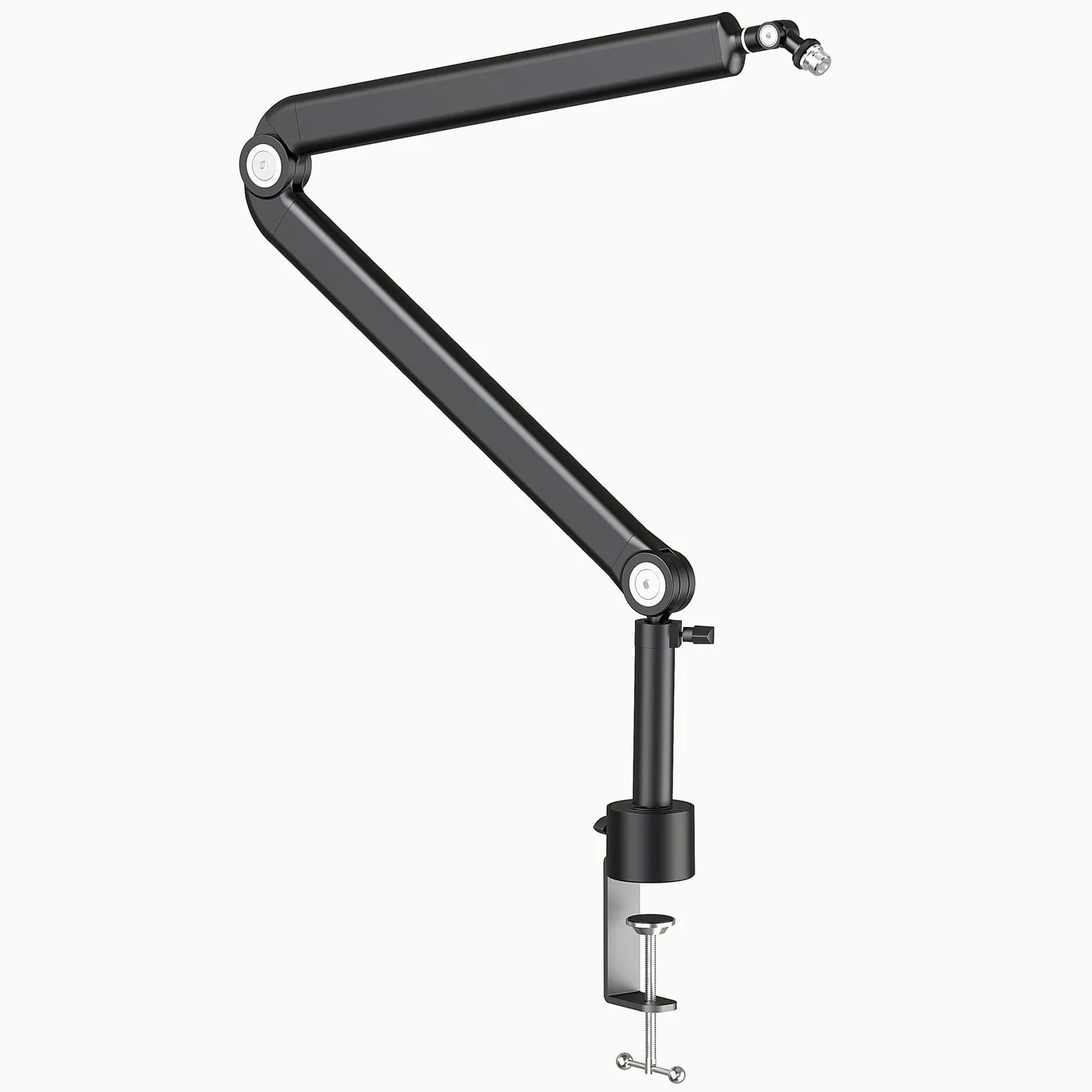 YOUSHARES Ramię z uchwytem mikrofonowym, kijek mikrofonowy do HyperX QuadCast, Blue Yeti, Rode i większości mikrofonów z 5 regulowanymi złączami i rurką przedłużającą do ramienia mikrofonu