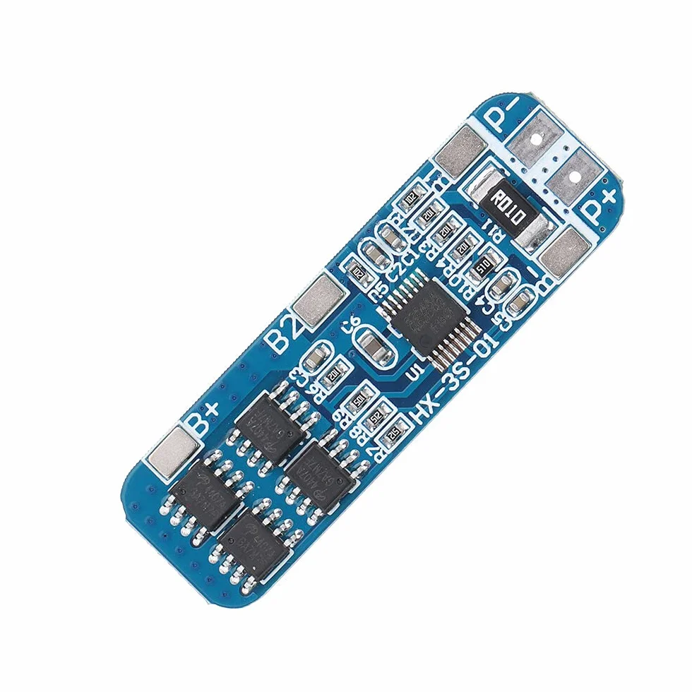 DollaTek 2 sztuki 3S 12V 18650 10A BMS ?adowarka litowo-jonowa bateria litowa karta ochronna 10,8V 11,1V 12,6V