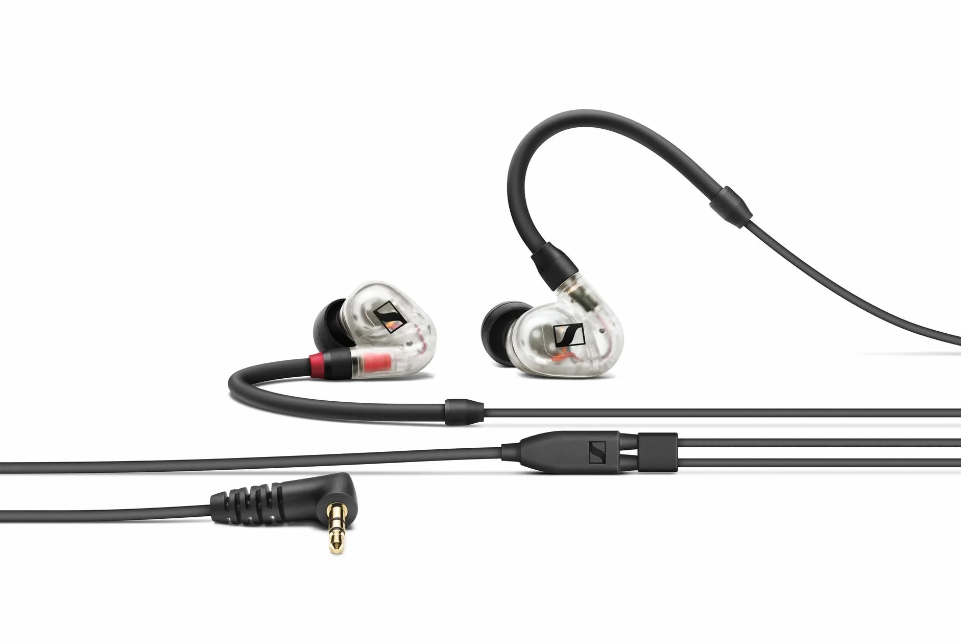 Sennheiser Ie 100 Pro Słuchawki Douszne, Przezroczysty/Czarny, S