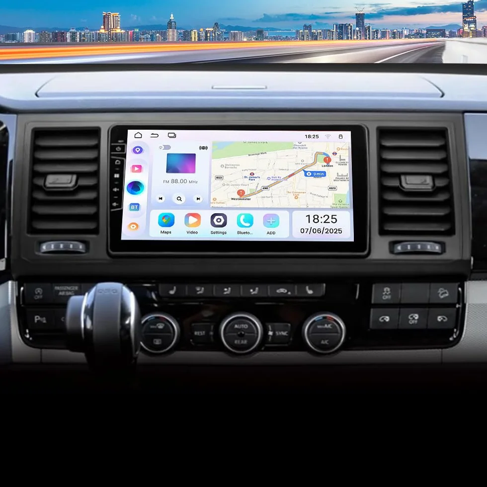4 + 64 G Android 13 radio samochodowe do T6 Transporter Multivan 2016-2022 Carplay, ekran dotykowy o przekątnej 9 cali, bezprzewodowy Carplay, Android Auto Radio, Bluetooth, WiFi, GPS, HiFi RDS, FM