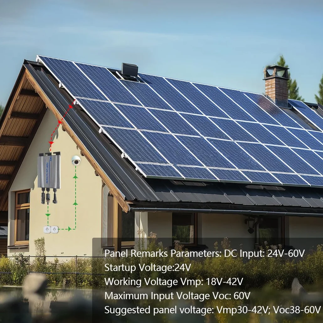 Y&H 750 W Grid Tie Micro falownik MPPT wejście solarne 24-60 V AC 220 V wyjście do panelu słonecznego 24 V 36 V