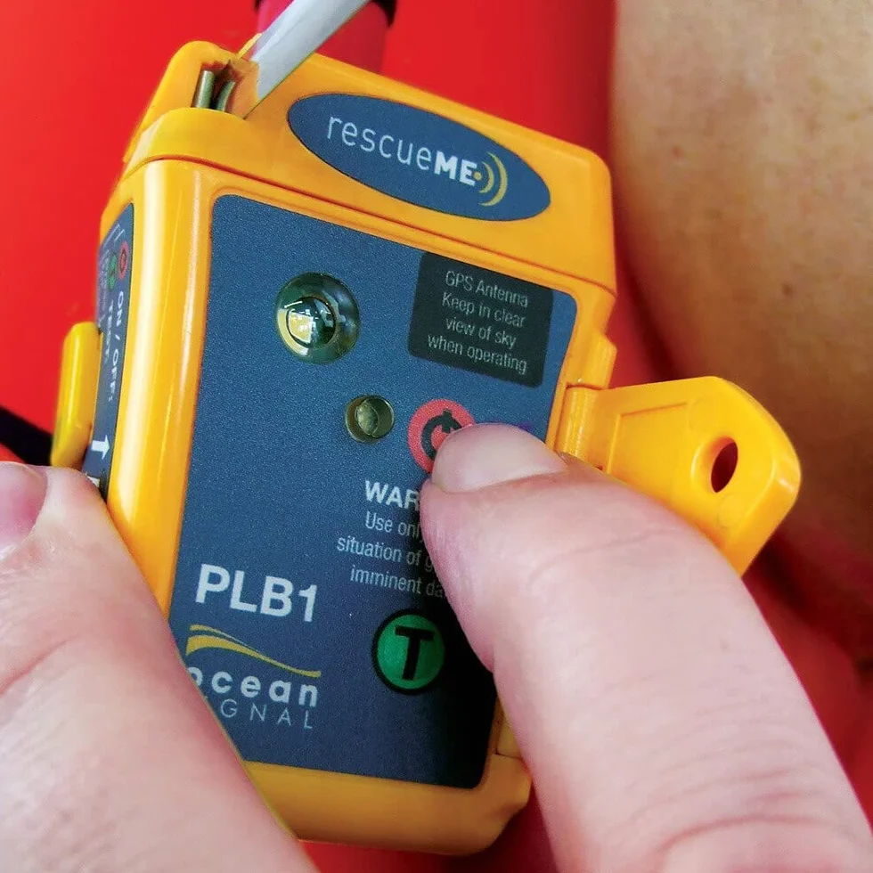Ocean Signal PLB - Osobista Sygnał Lokalizacyjny - Ekran dotykowy 6,5 cala - Programowany na Resztę Świata