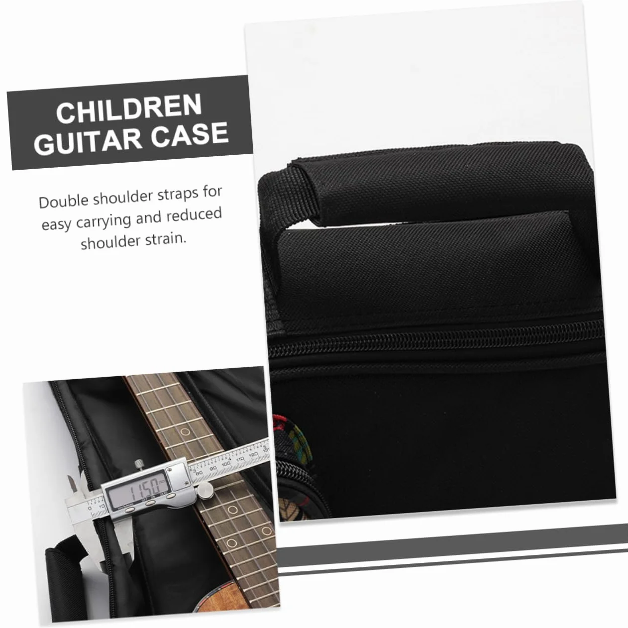 Toyvian Ukulele Bag Płócienny Pokrowiec z Grubym Ociepleniem i Podwójnymi Szelkami Wytrzymały Pojemnik Instrument Muzyczny