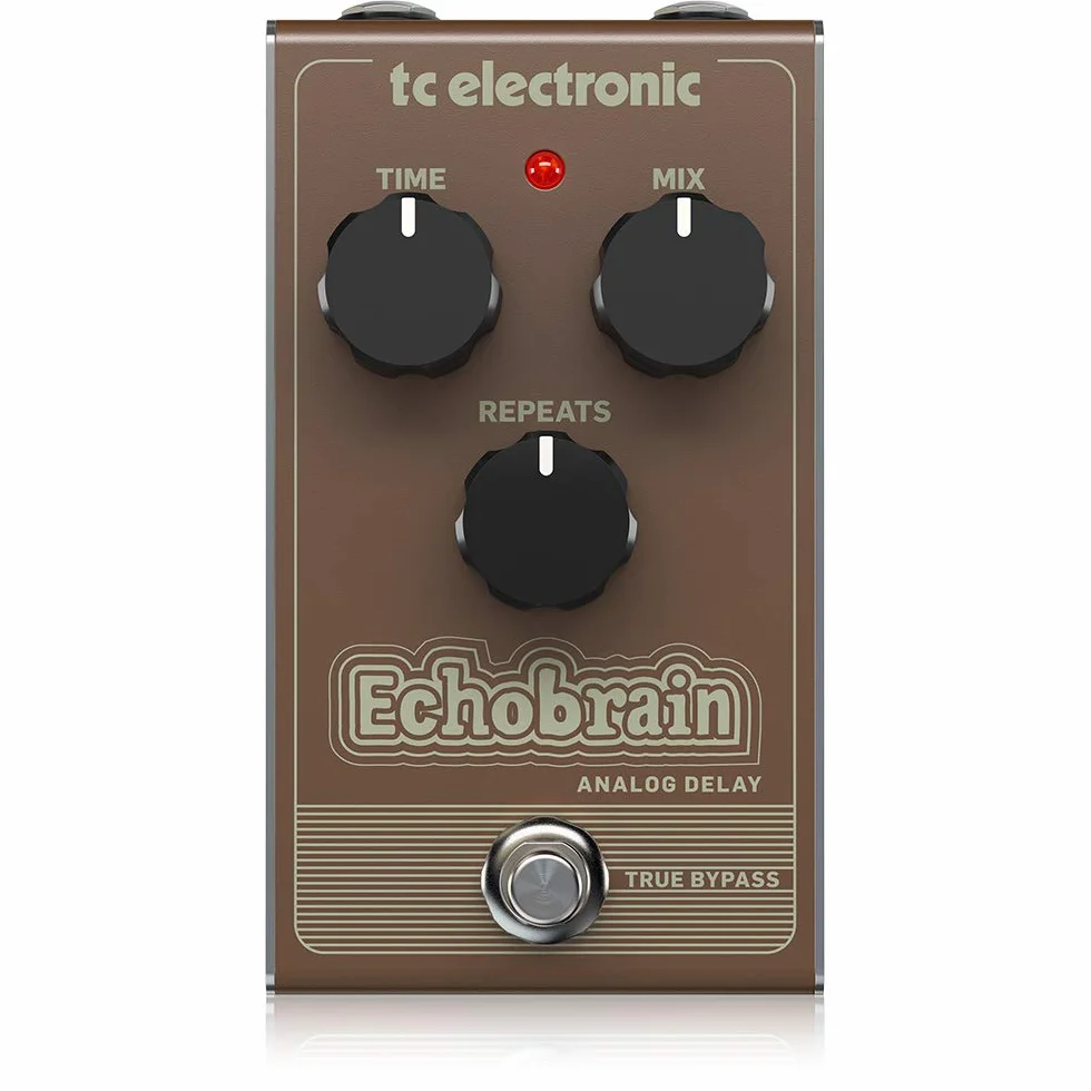 TC Electronic ECHOBRAIN ANALOG DELAY opóźnienia w stylu vintage z całkowicie analogowym obwodem widełkowym-brygady