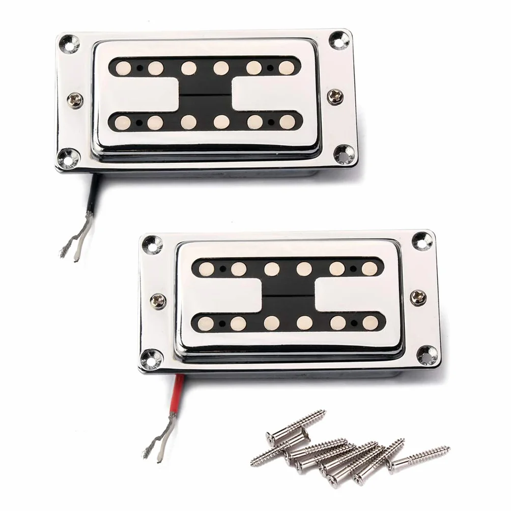 Alnicov 2 szt. Uszczelnione przetworniki Humbucker do gitary, podwójna cewka dla elektrycznych gitar LP z śrubami montażowymi