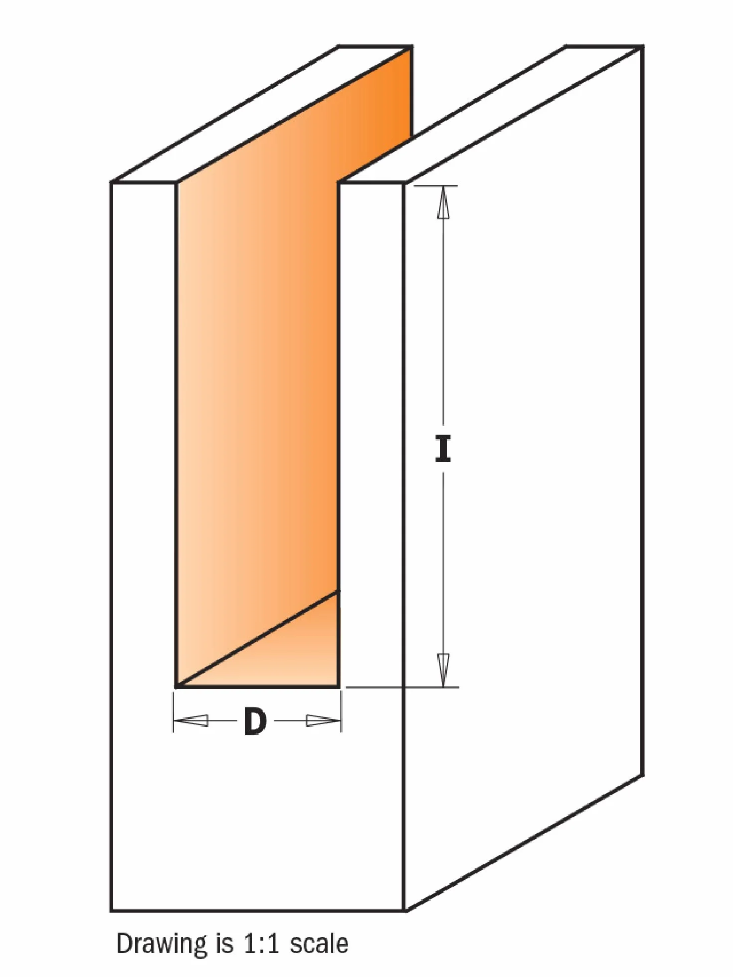 CMT ORANGE TOOLS 174.201.11 - Frezarka do nakrętek HM Z2+1 S=8X40 D=20X30X70 RE