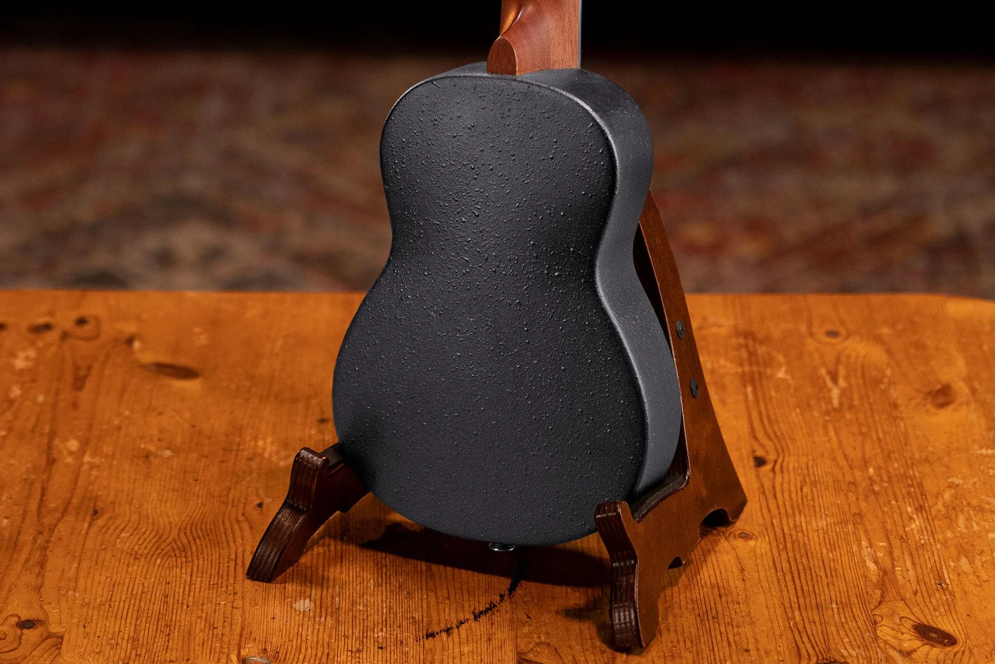 Ortega Guitars Leworęczne Ukulele Sopranowe – Akustyczne – Seria Keiki K2 – w Zestawie z Akcesoriami – Agathis/ABS, Motyw Peace '68 (K2-68-L)