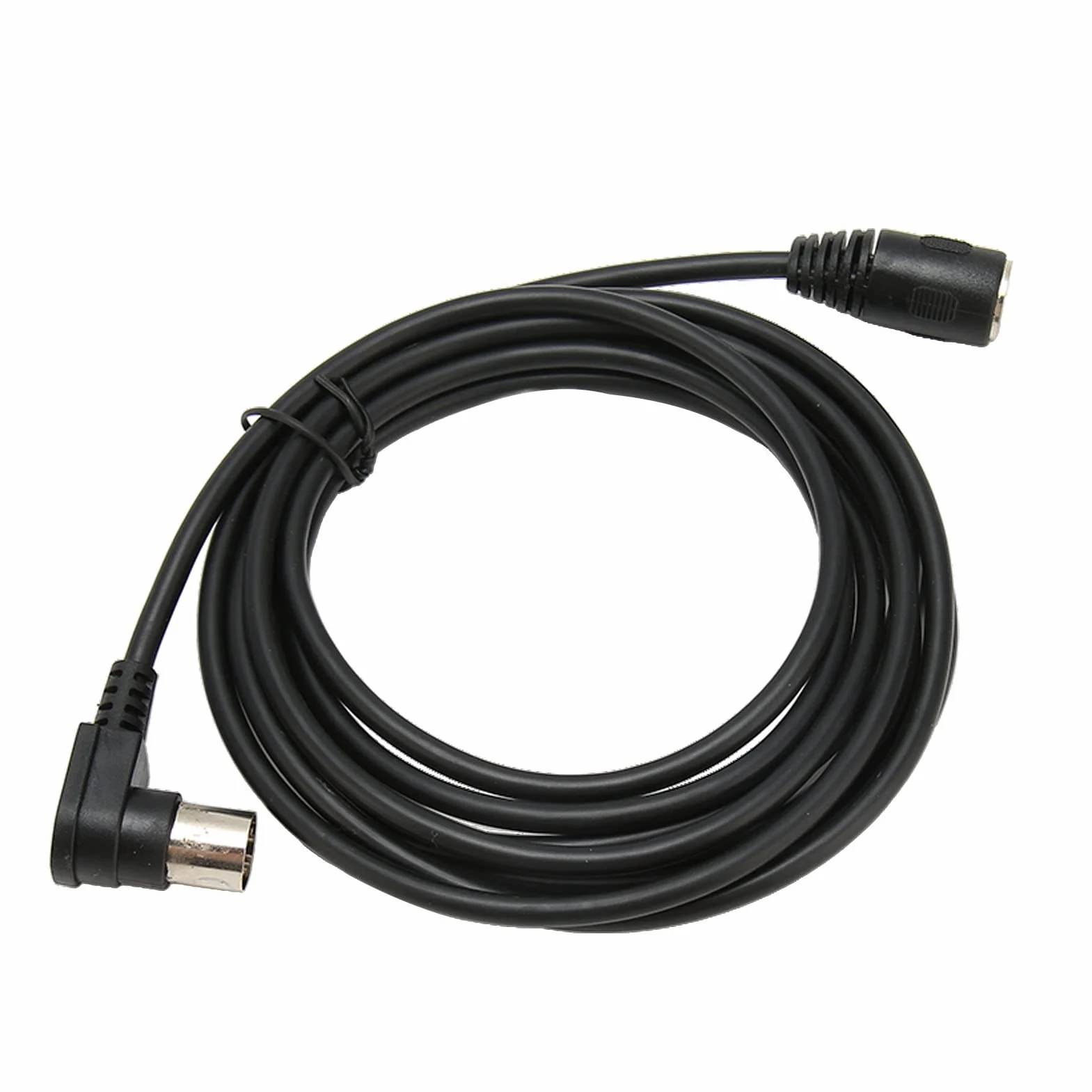 SUNGOOYUE Kabel Przedłużający MIDI DIN 90 Stopni, 5-pinowy Kabel Adapterowy MIDI DIN Męski na żeński z Wytrzymałym Interfejsem do Kontrolerów, Instrumentów, Syntezatorów, Sam