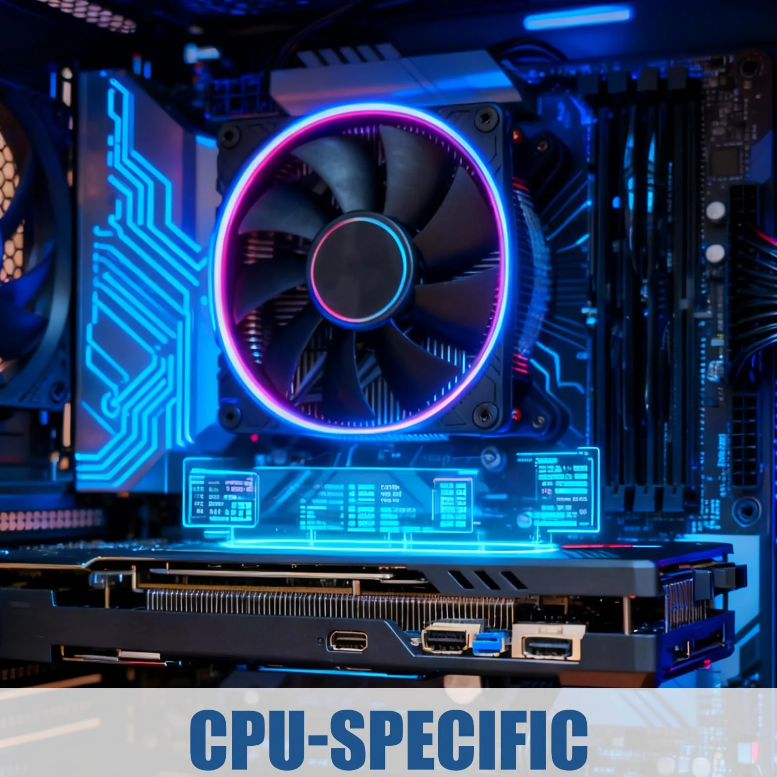 Zestaw 2 kabli PCIe 8-pinowych do Dual PCIe 8-pinowych (6+2), kabel zasilający GPU 22 cm, przedłużenie zasilacza na kartę graficzną, kompatybilność z kartami wideo o dużej mocy, zarządzanie kablami PC