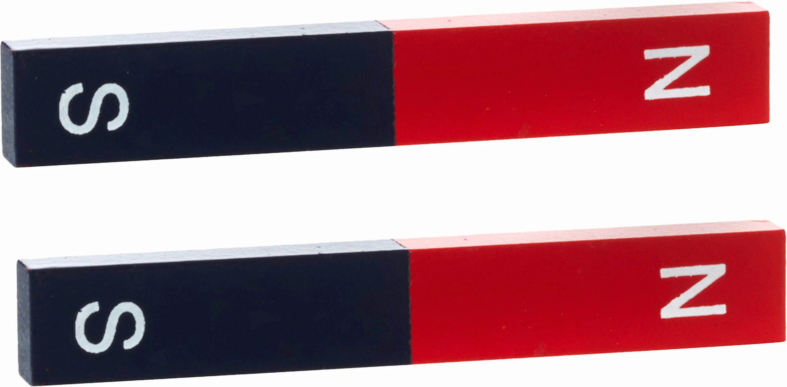 2 edukacyjny magnes Alnico do nauki, edukacji, eksperymentów, studentów i nauczycieli - identyfikacja północy i południa - 11 mm x 6 mm x 75 mm