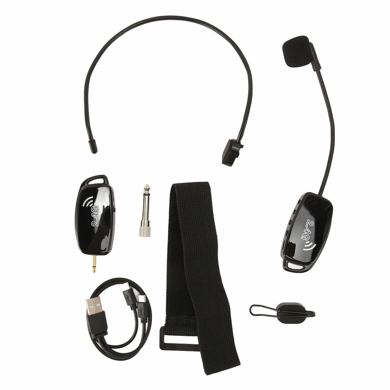 Mikrofon do Instrumentów Bezprzewodowych, Bezprzewodowy Mikrofon Erhu 2,4G, Redukcja Szumów, Mikrofon do Skrzypiec, Przeciwzakłóceniowy, Przetwornik do Instrumentów, Gitara