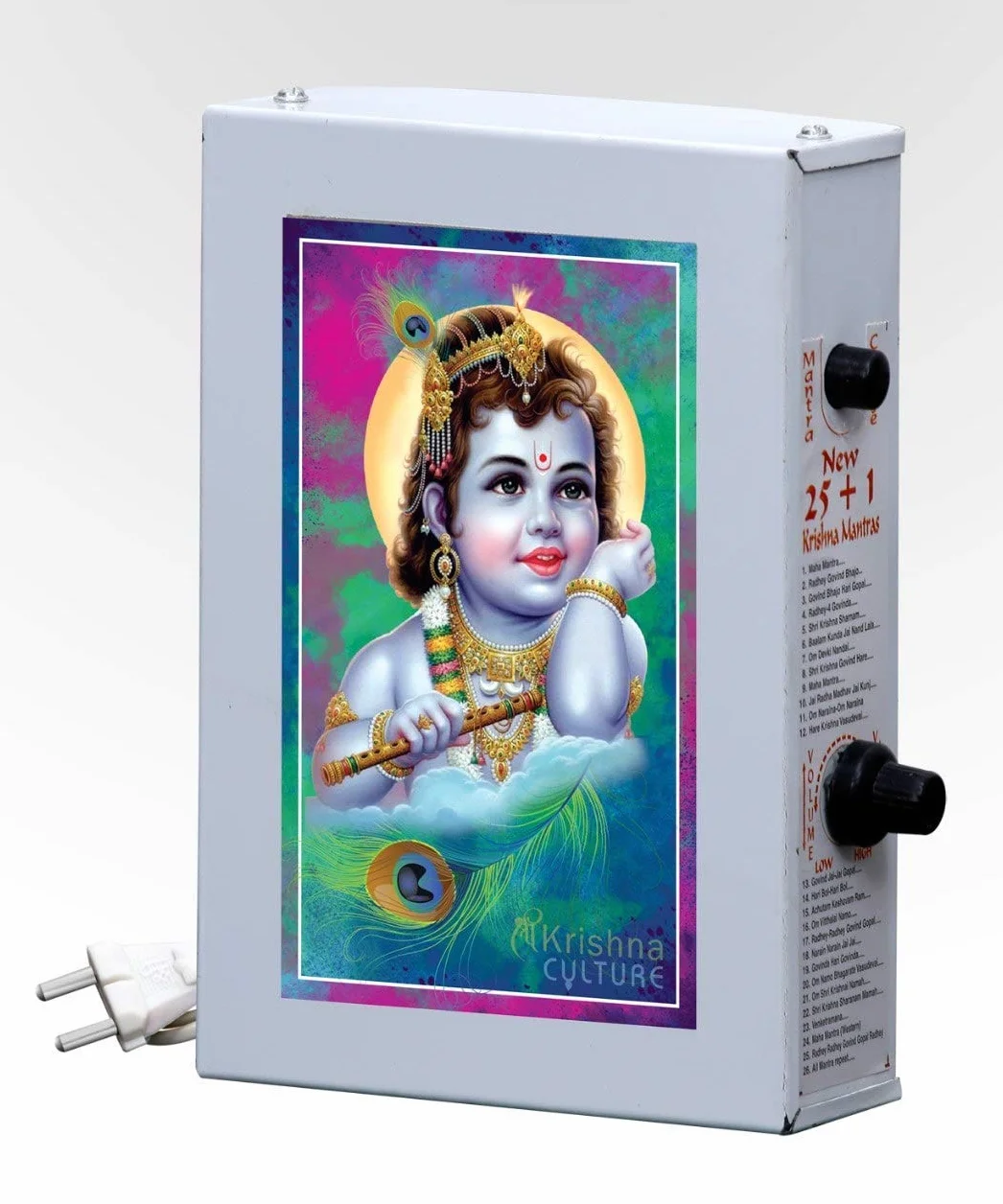 Sri Krishna Culture 25 w 1 Krishna Special Mantra Chanting Box-Akhand Shloka Chanting Box