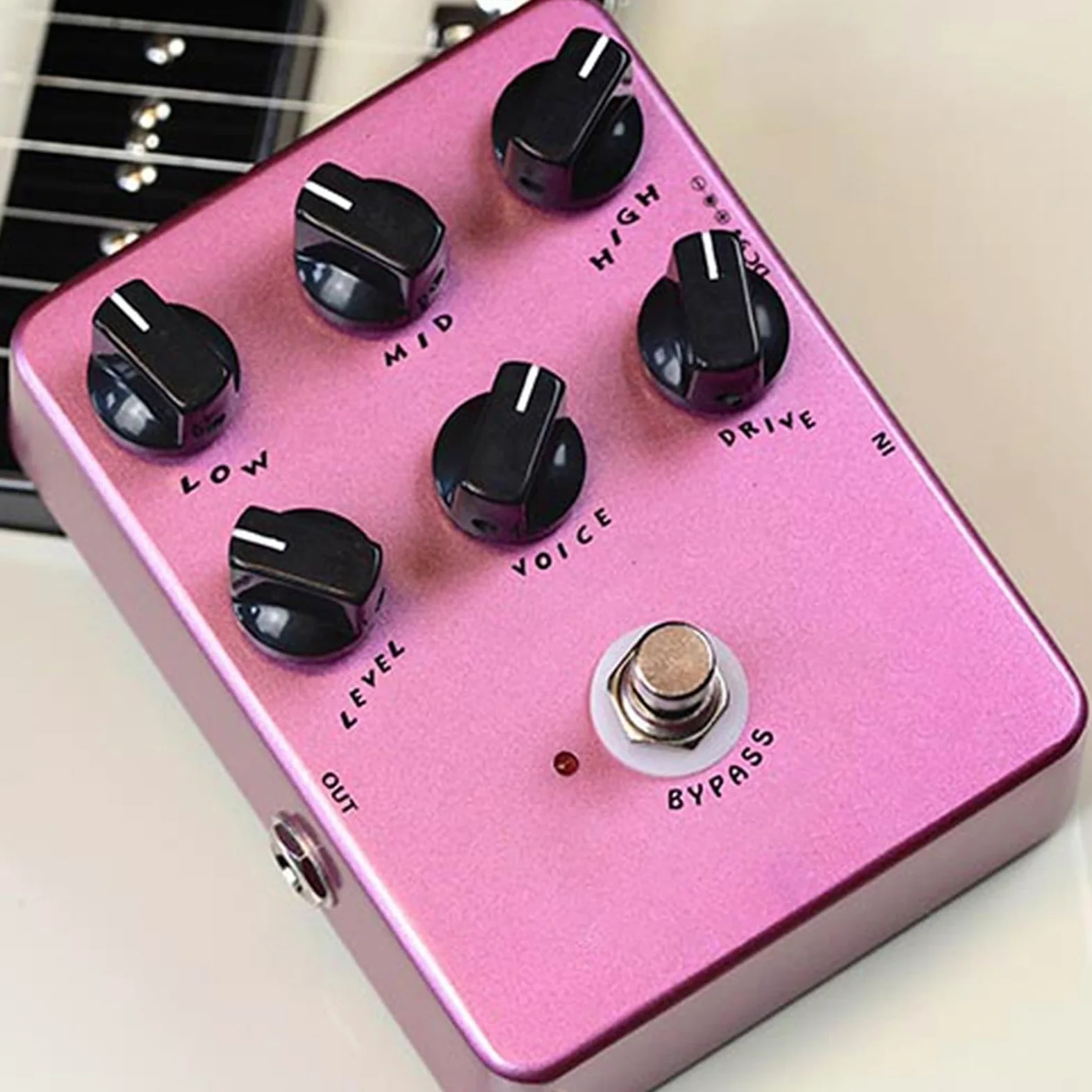 modulacyjny pedał gitarowy Symulator Wzmacniacza Pedału Efektów Gitarowych Overdrive True Bypass