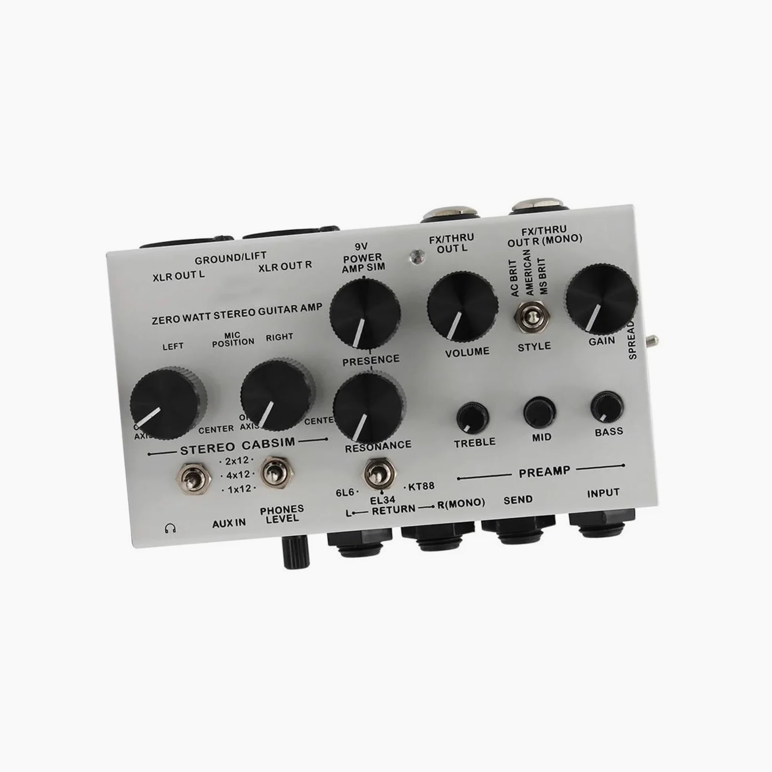 Standardowy Pedał Efektowy Do Gitary Wzmacniacz Efektów Gitarowych Symulator Kolumny Stereo