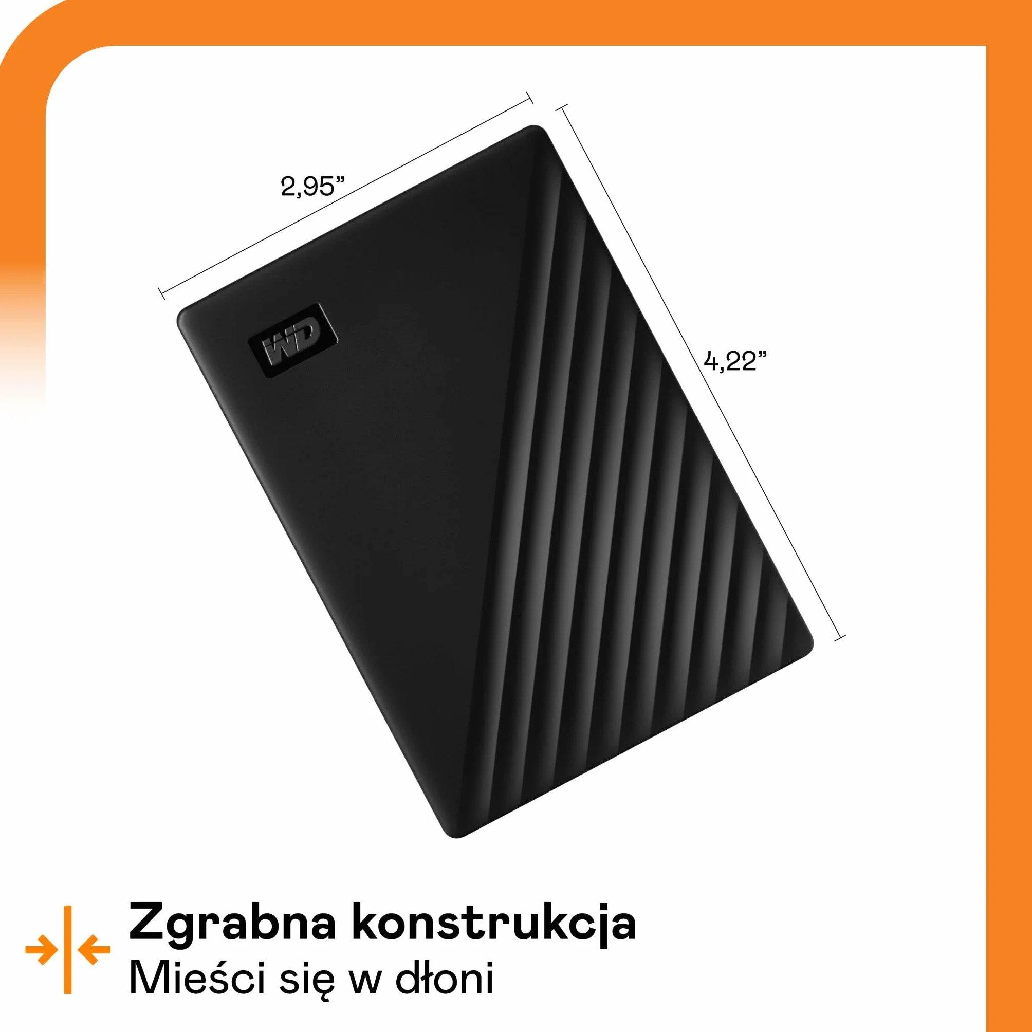 WD 1TB My Passport przenośny dysk twardy USB 3.0 z oprogramowaniem do zarządzania urządzeniami, tworzenia kopii zapasowych i ochrony hasłem - czarny - działa z PC, Xbox i PS4