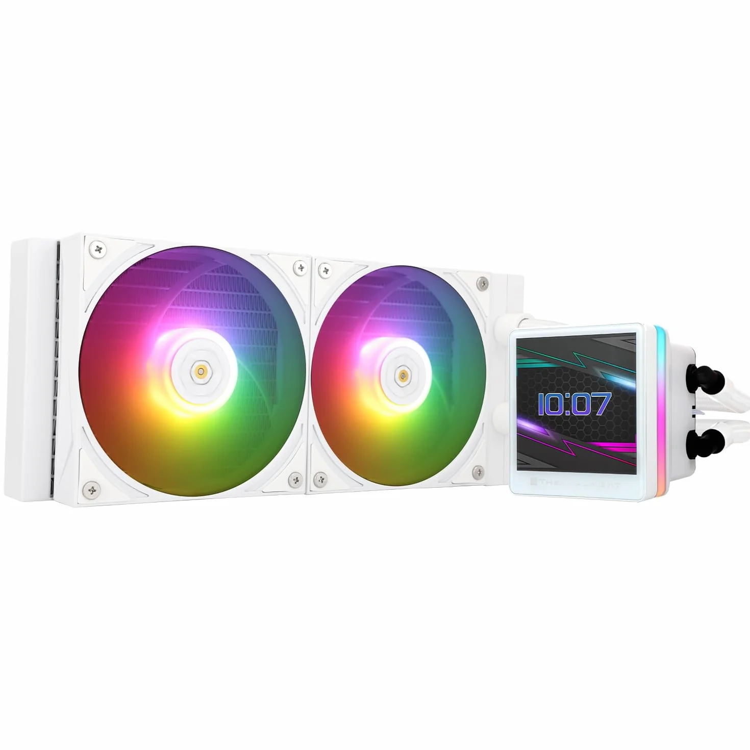 Thermalright Grand Vision 240 ARGB AIO Chłodnica procesora PC 240 specyfikacje IPS LCD 480 x 480 i 3,4 cala do AM5, Intel LGA1700/1851, wysoka wydajność