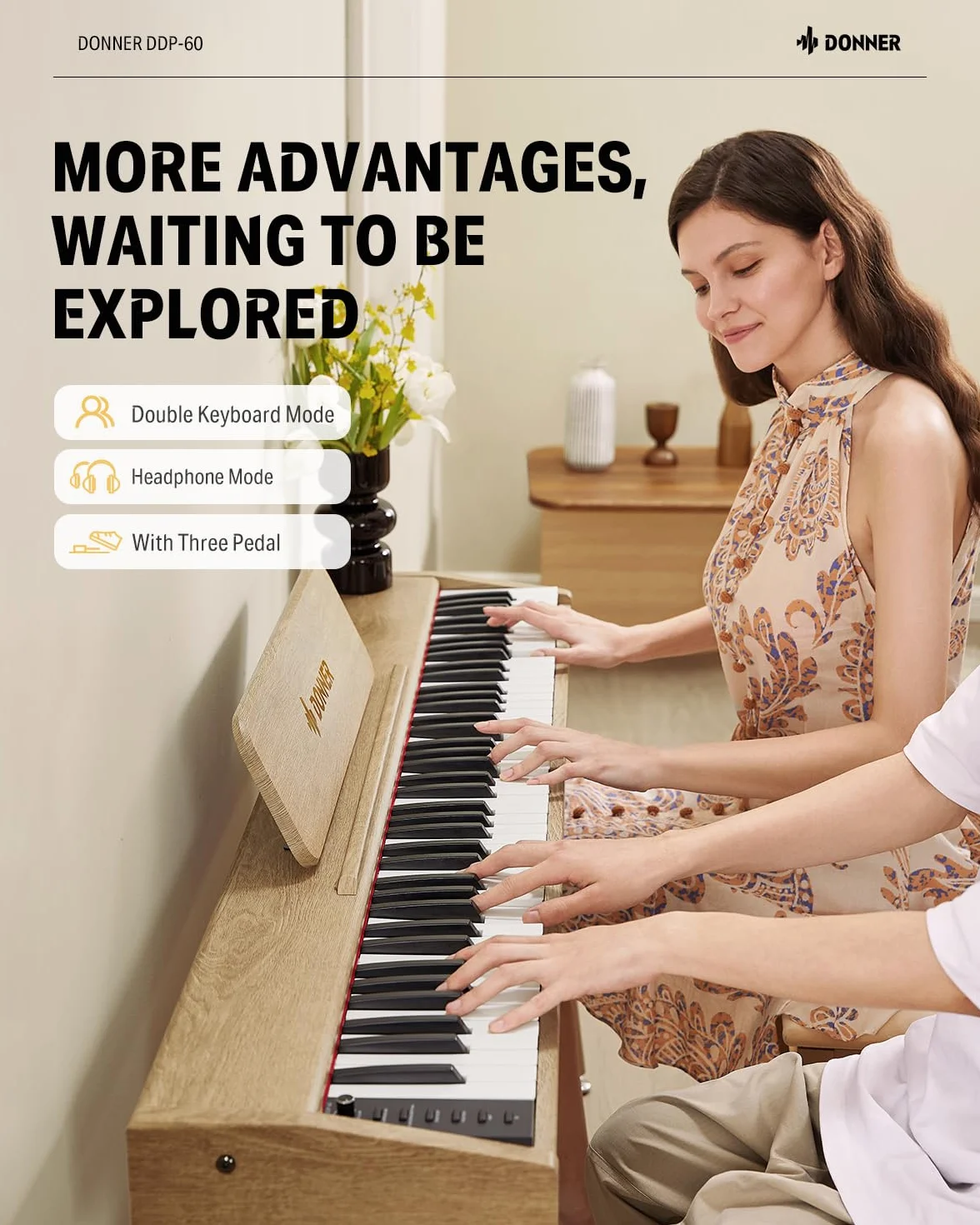DONNER Pianino cyfrowe DDP-60