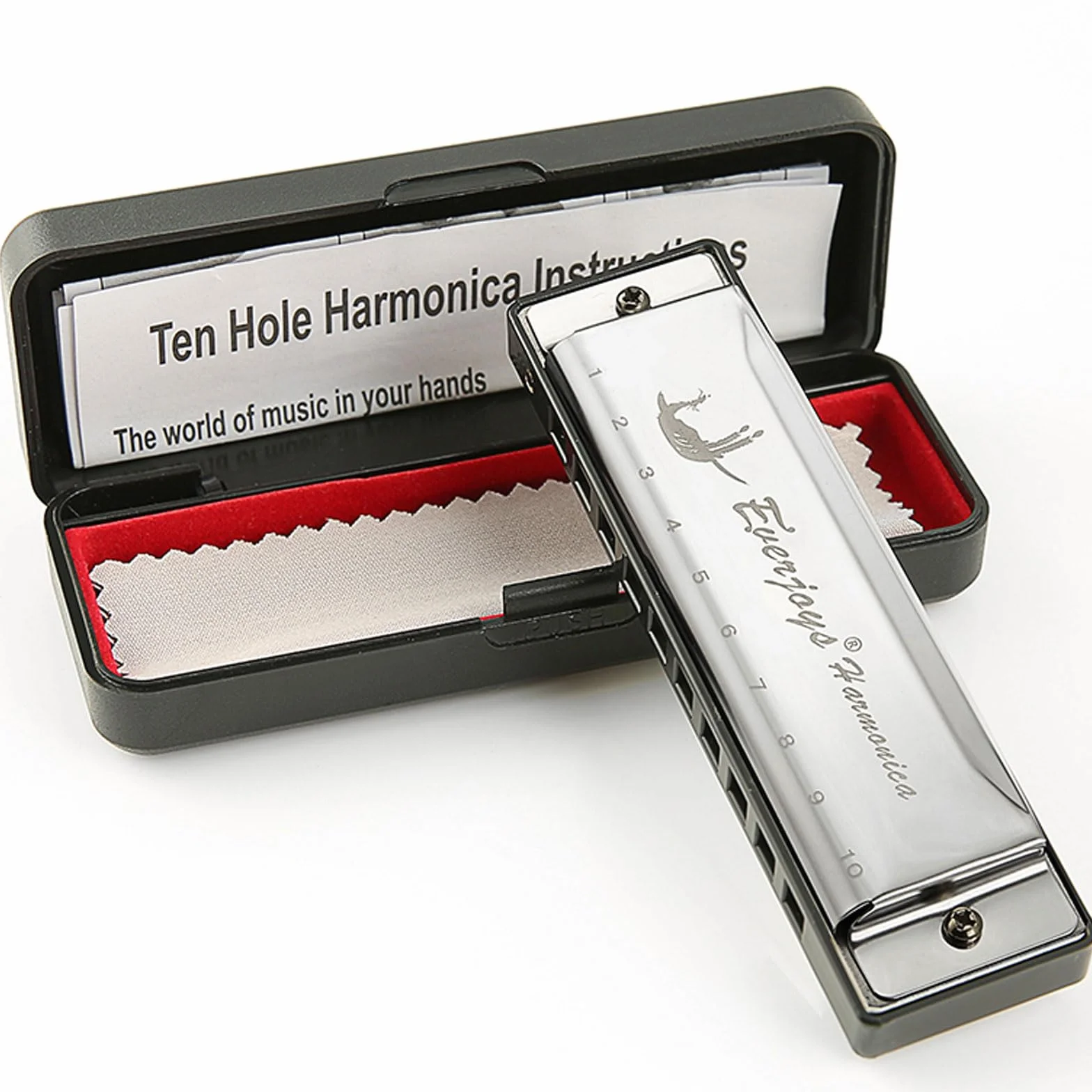 Blues Harp harmonijka ustna 10 otworów z etui
