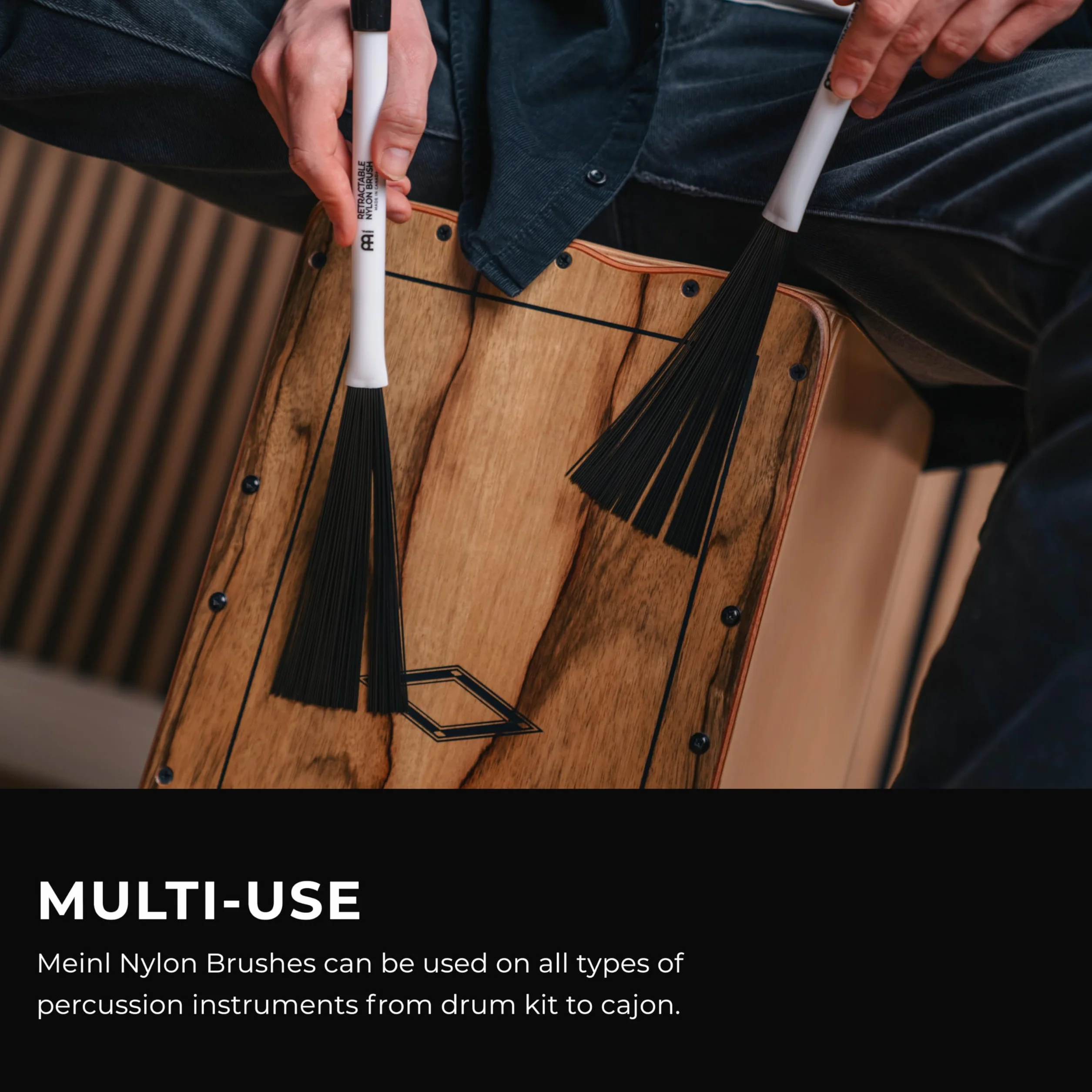 Meinl Retractable Nylon Jazz Brushes - Miotełka jazzowa