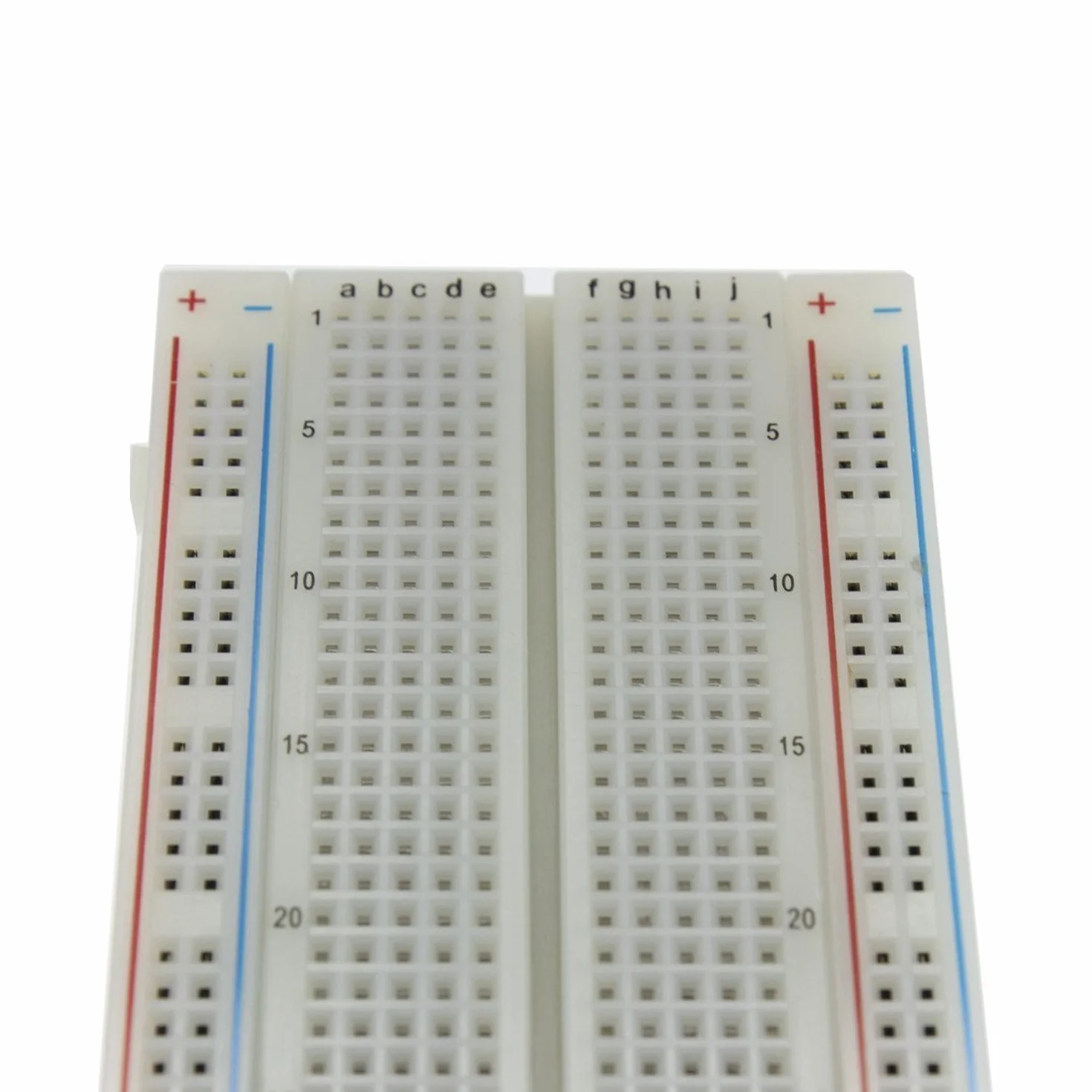 DollaTek 830 płyta do chleba bez lutowania 830 punktów wiążących 4 szyny zasilające 6,5 x 2,2 x 0,3 cala (165 x 55 x 9 mm)