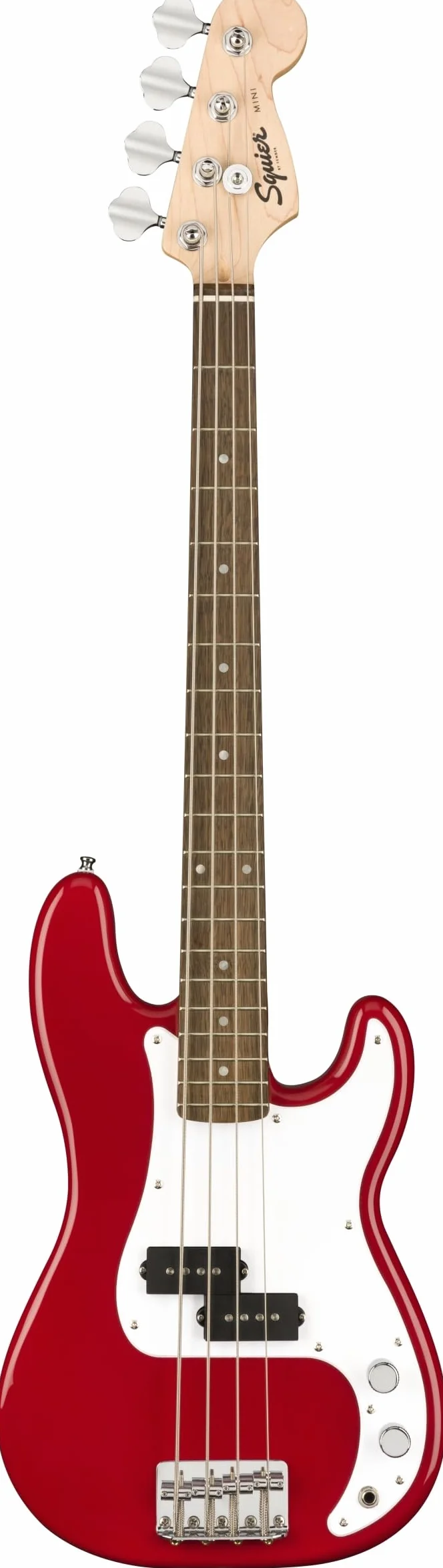 Squier by Fender Electric Mini Precision Bass, Dakota Czerwony