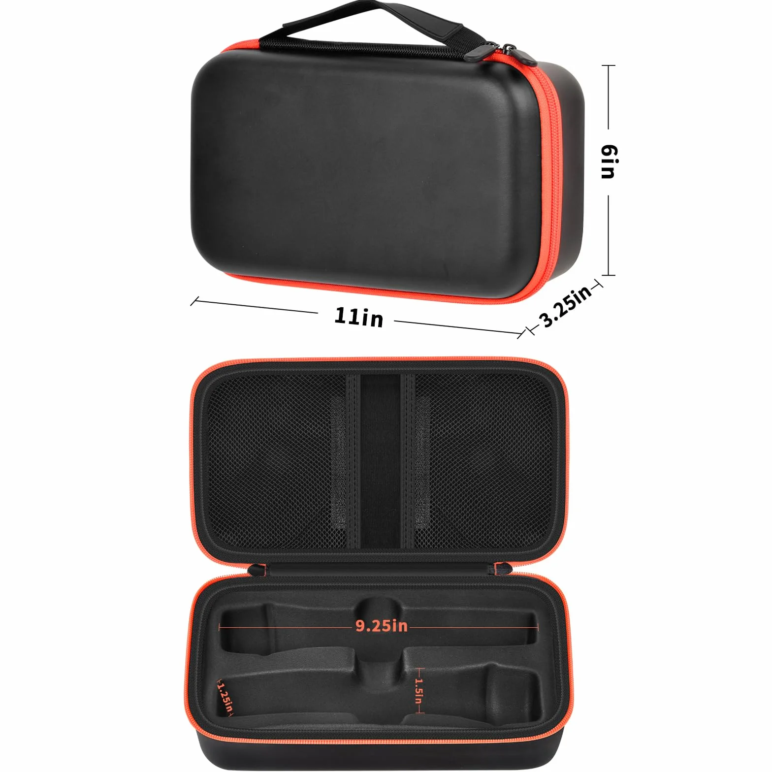 Bezprzewodowa obudowa mikrofonowa Kompatybilna z JBL Wireless Two Mikrofon System, podwójny mikrofon ręczny do śpiewania lub karaoke, torba do śpiewania lub karaoke dla odbiorników, adapterów, baterii