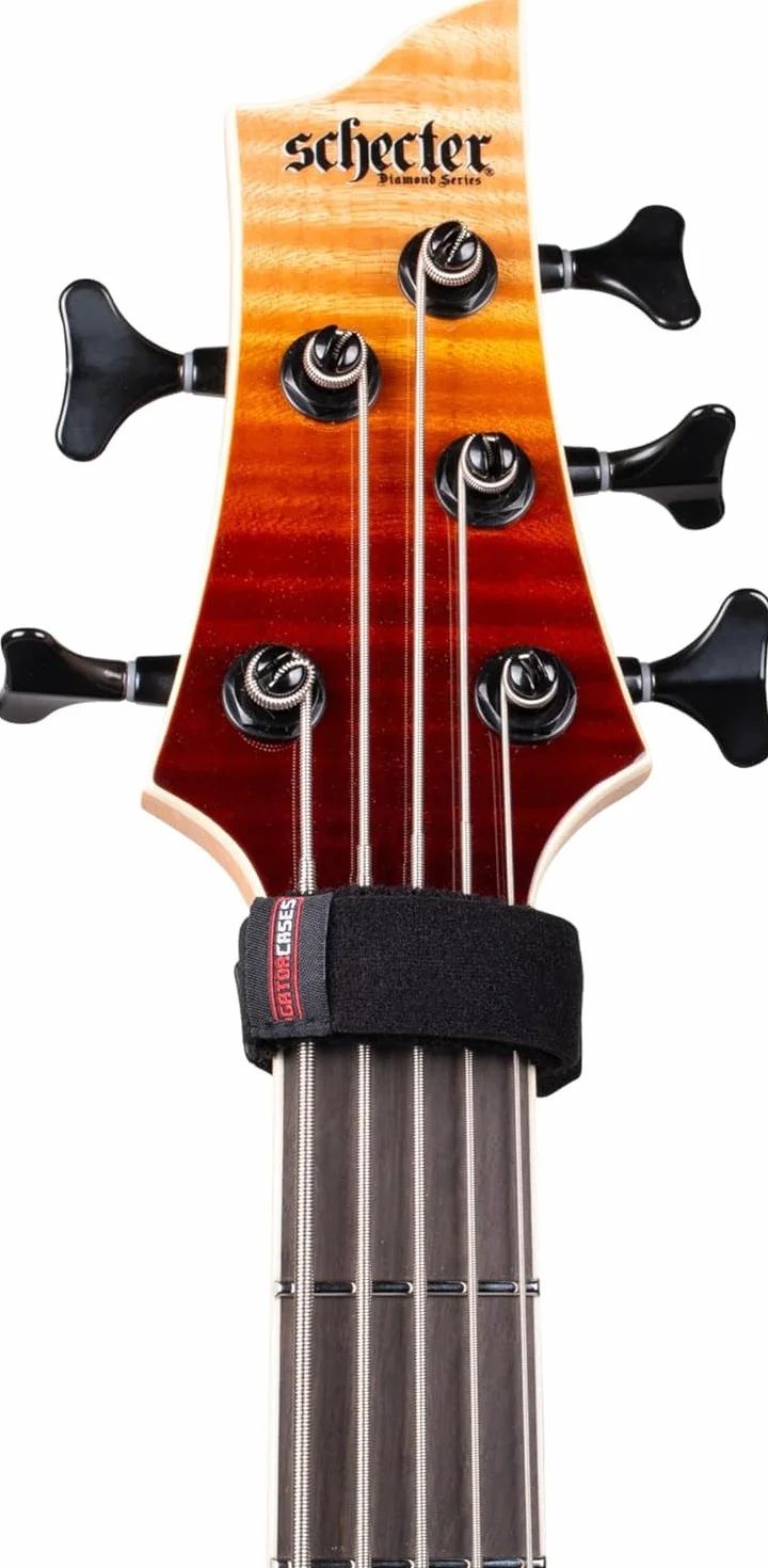 Gator Obudowy tłumik progów gitarowych i tłumik strun średni (GTR-FRETMUTEMD-1BK)