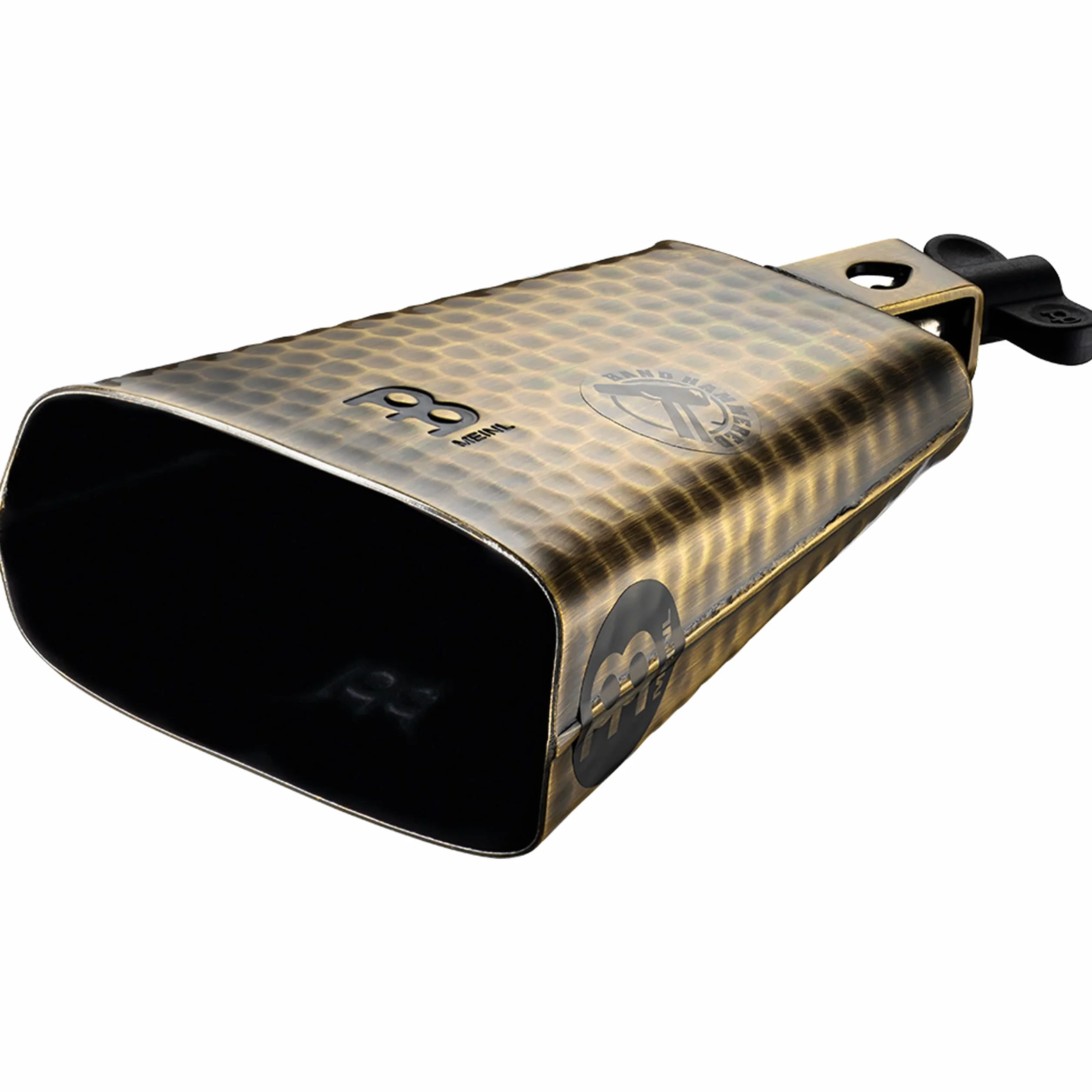 Meinl Percussion STB625HH-G Cowbell, ręcznie młotkowany, długość 15,88 cm, złoty