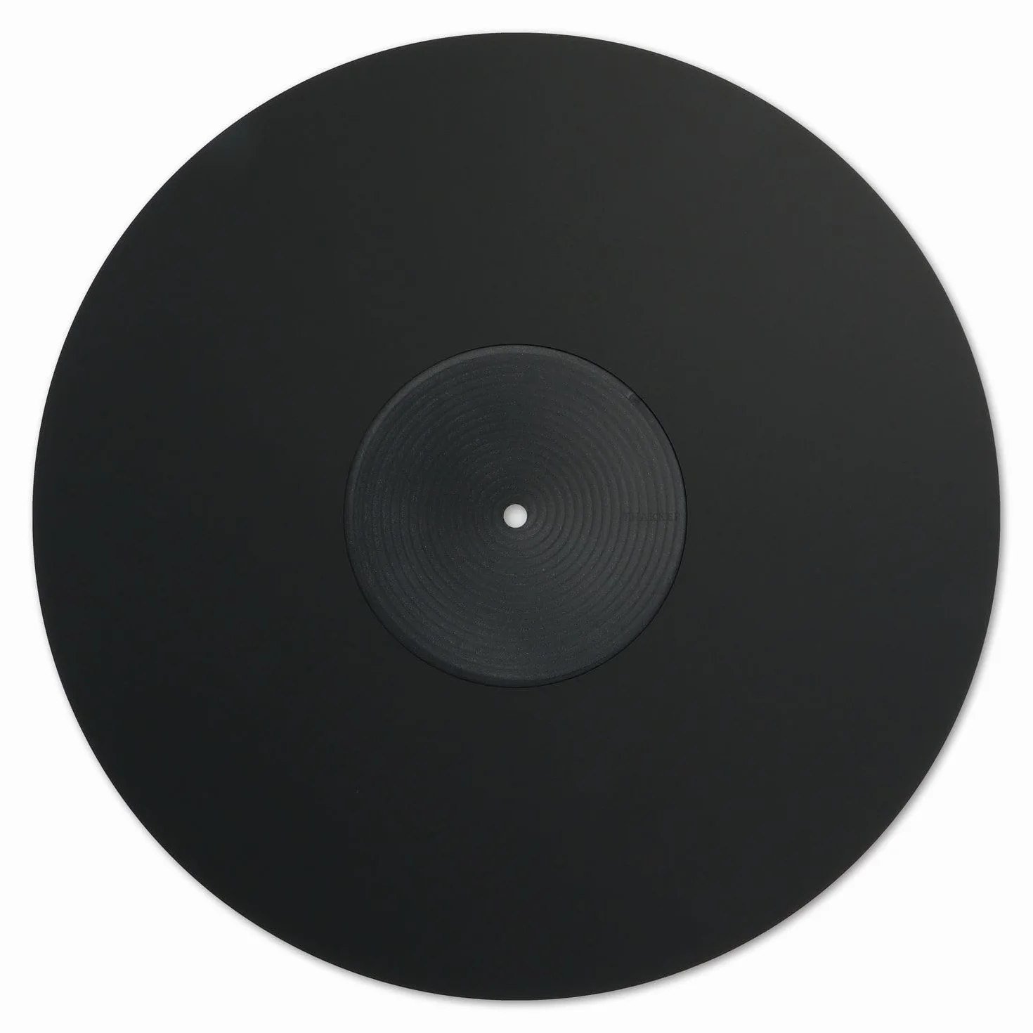 THAKKER Acrylic Mat Satin Black 12" nakładka na talerz z hartowanego szkła akrylowego Ø 300 mm czarna