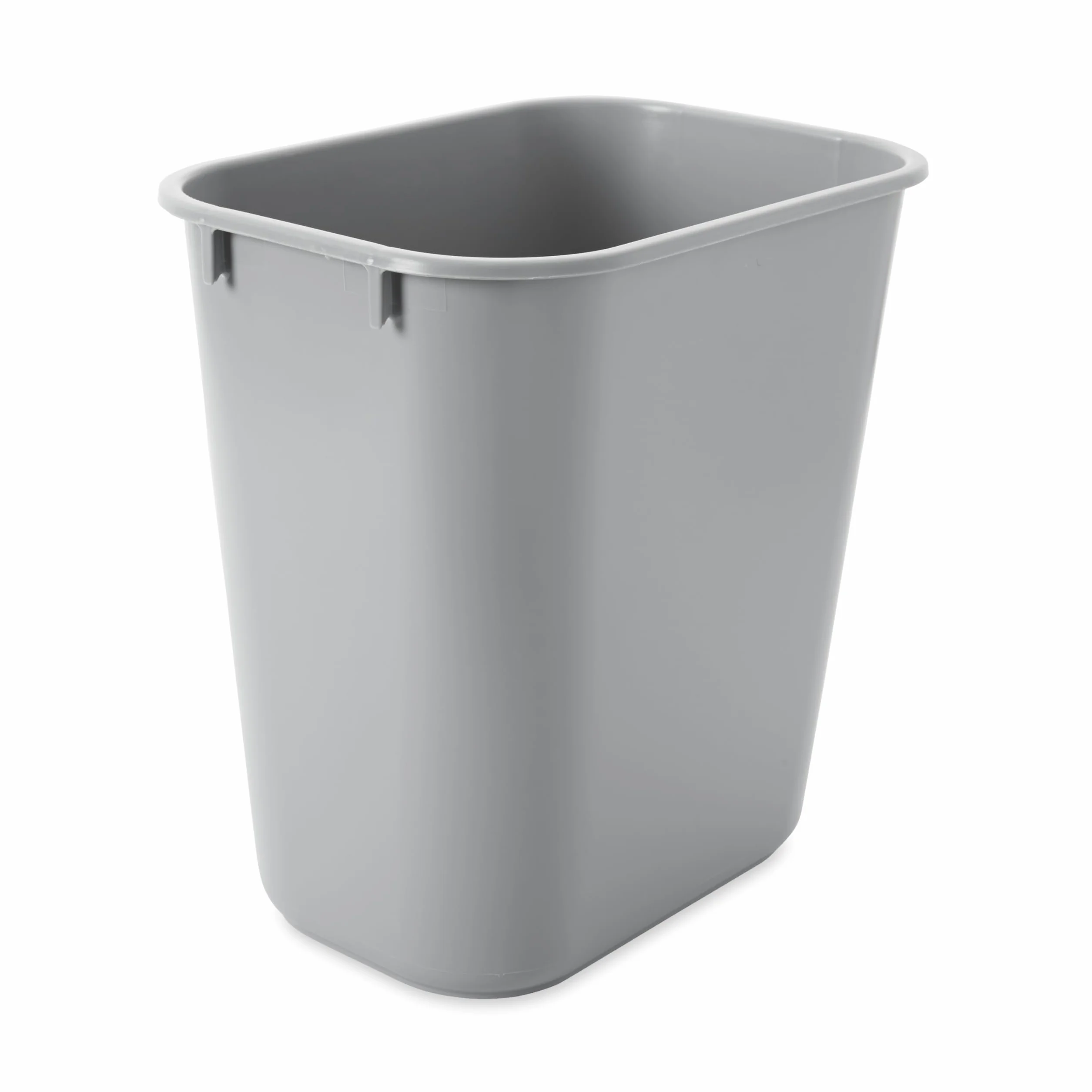 Rubbermaid Commercial Products Commercial 13-5/8 cala LLDPE prostokątny Small Deskside Trash Can - Grey