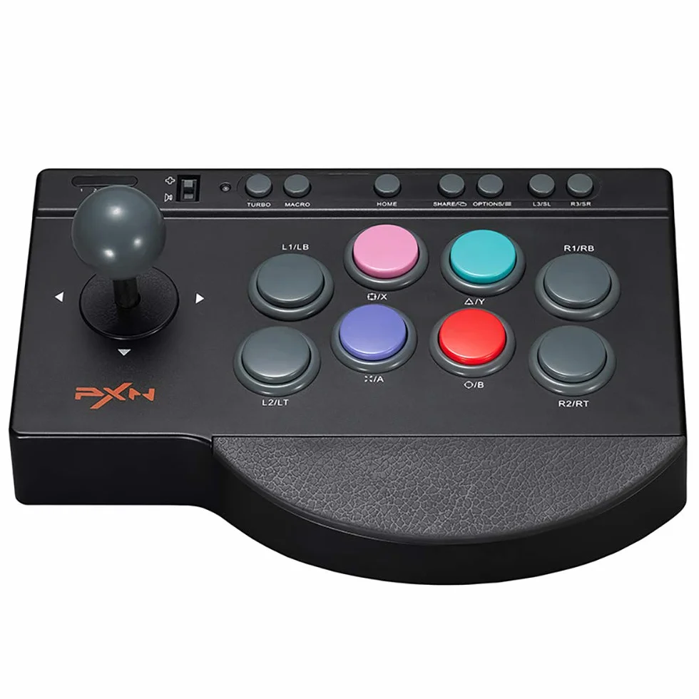 PXN 0082 Arcade Fight Stick, Gaming Fighting Joystick, Street Fighter Arcade z funkcjami Turbo i Makro, Fighting Game Controller do PS3, PS4, Xbox One, Xbox Series X/S, PC Windows