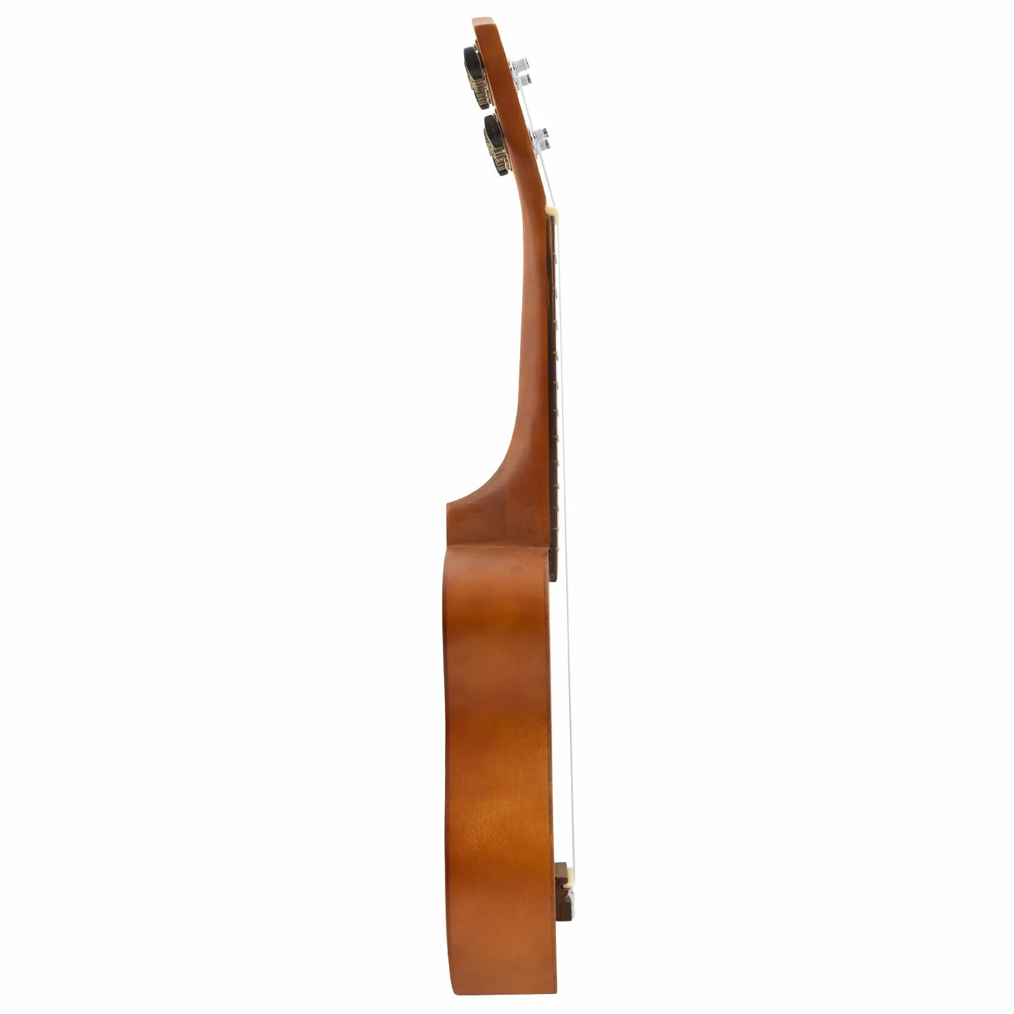 Światowy rytm ukulele sopranowe - początkujący sopran w naturalnym wykończeniu z torbą, zapasowe struny ukulele i filcowa kostka