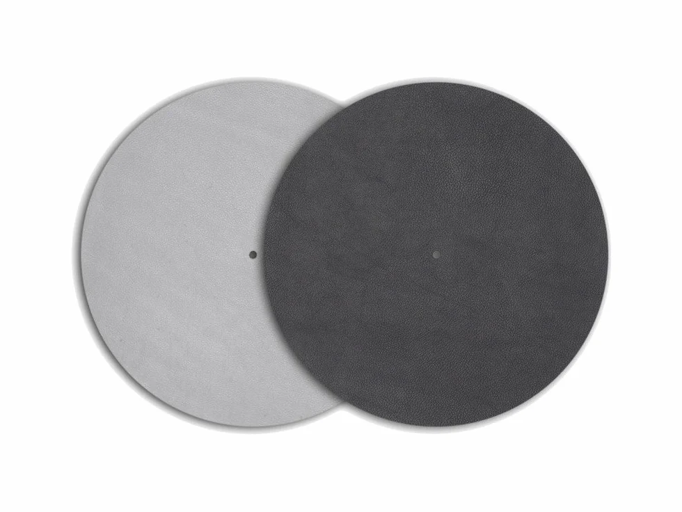 Pro-Ject Leather it, nakładka na talerz ze skóry (szara)