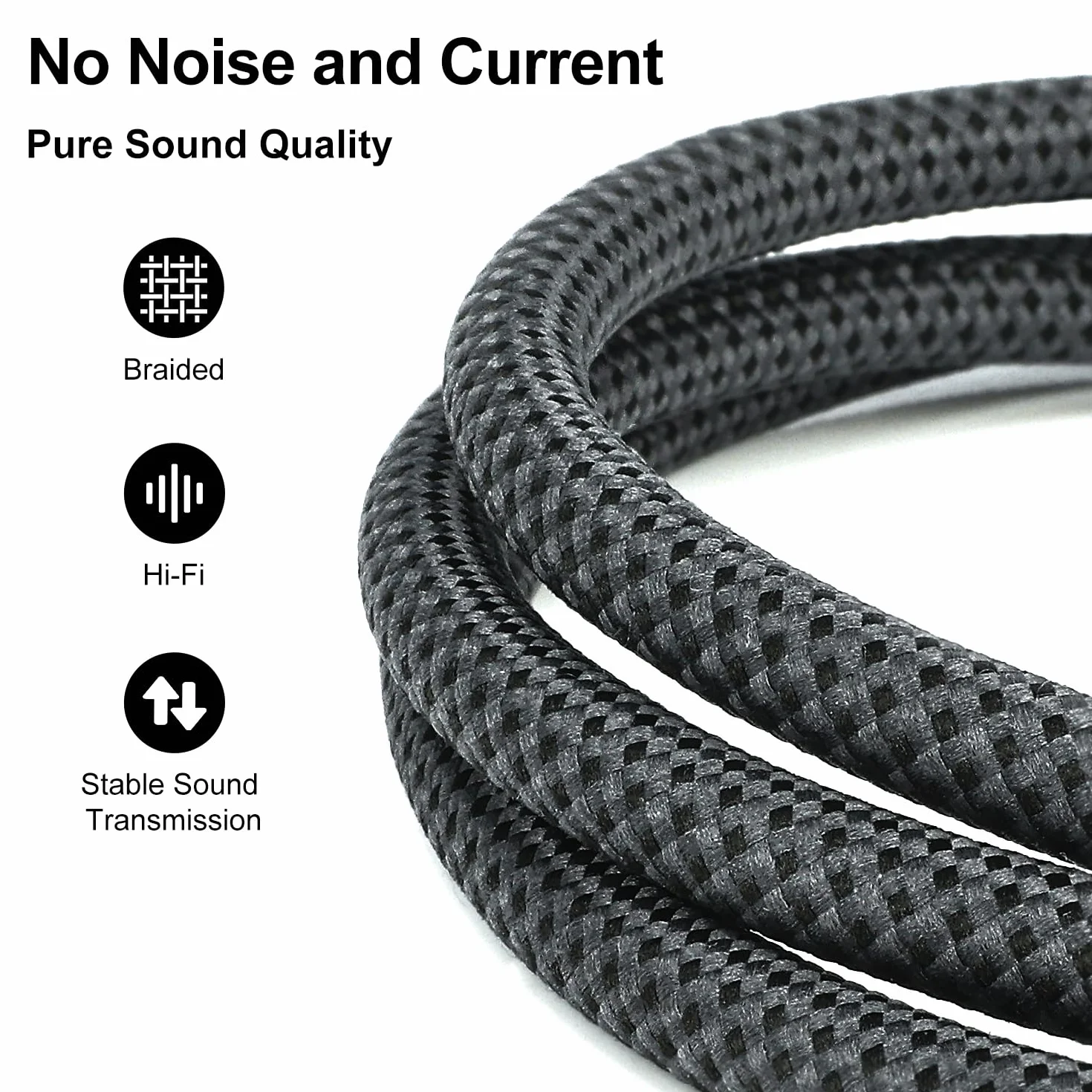 J&D USB C do XLR Mikrofonowy Kabel Audio do Nagrywania Dźwięku, Dynamiczny Mikrofon, Pleciony USB C do XLR Żeński Kabel Kompatybilny z iPhone 16/17 Serii, 2 m