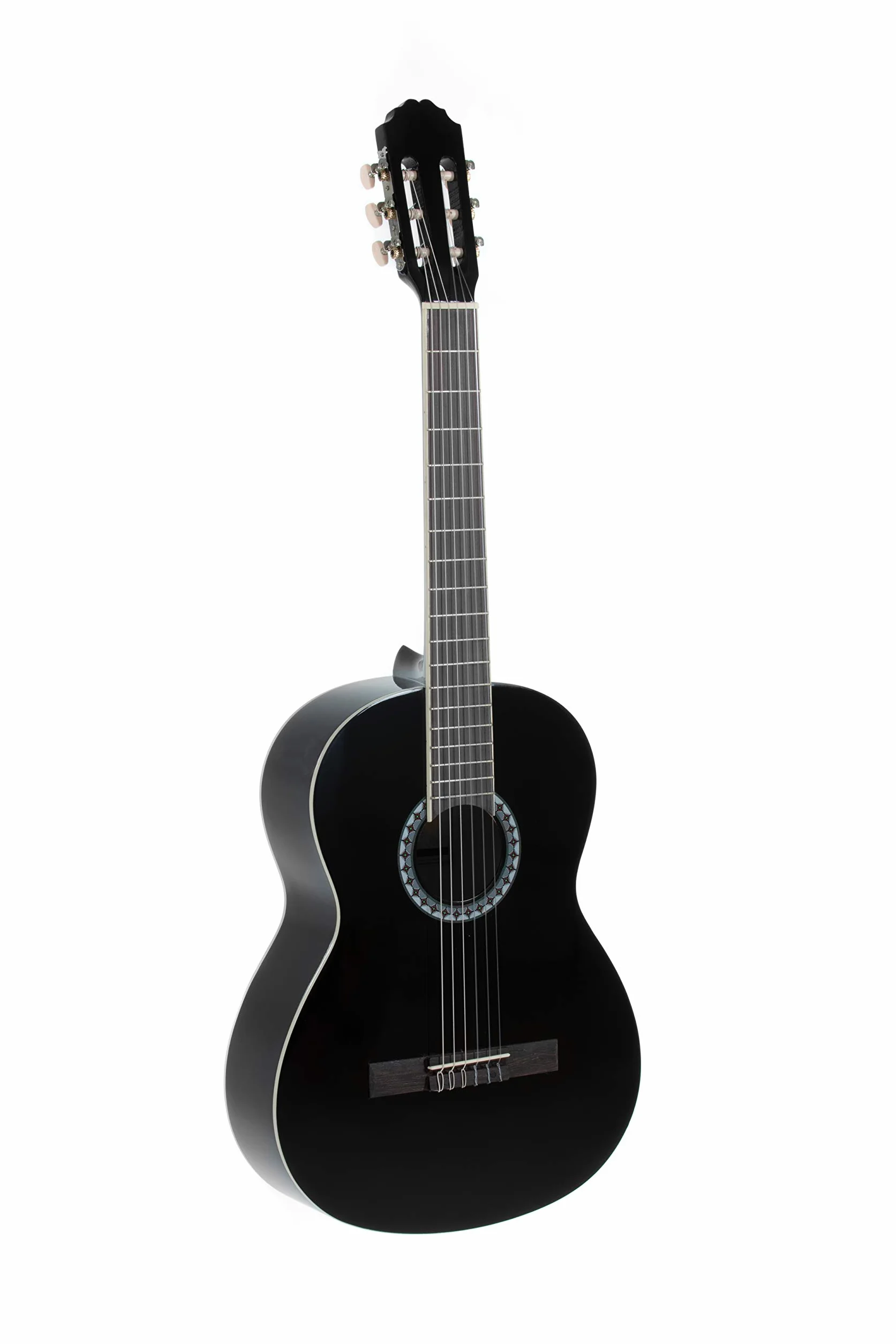 GEWA gitara klasyczna Basic 1/4, korpus lipa, podstrunnica drewno pakkaholz, chromowane maszynki, czarny