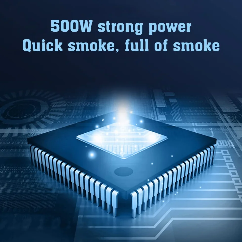 Maszyna do wytwarzania mgły 500 W, mini maszyna do palenia z pilotem zdalnego sterowania i efektem świetlnym RGB, przenośna maszyna do mgły, na Halloween, Boże Narodzenie, wesele, imprezę DJ (blaka)