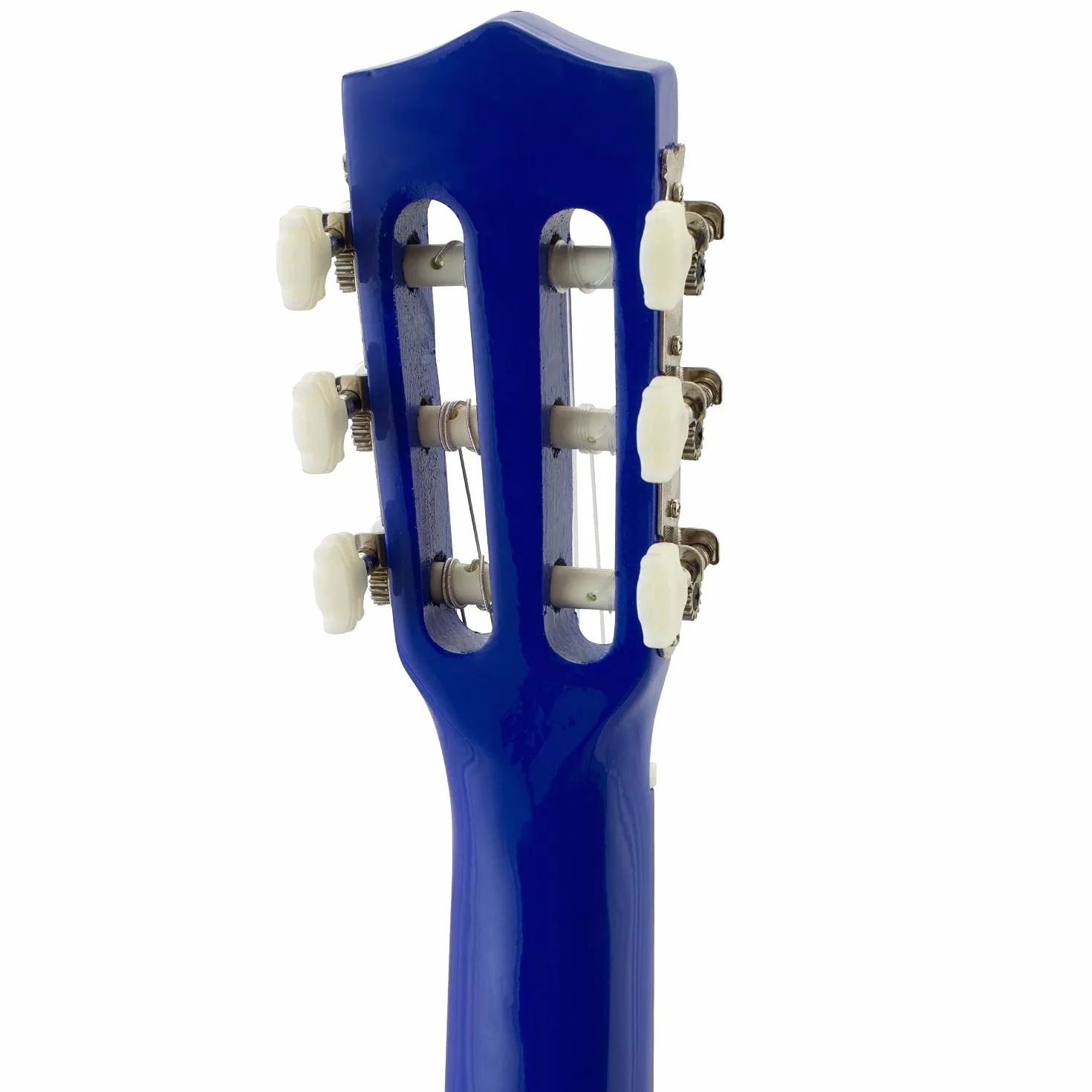 TIGER CLG4-LH-BL dla leworęcznych rozmiar 3/4 dla dzieci klasyczny zestaw gitarowy - pakiet gitarowy z torbą, zapasowymi strunami, paskiem i kostką, idealny dla dzieci w wieku 9-11 lat - niebieski